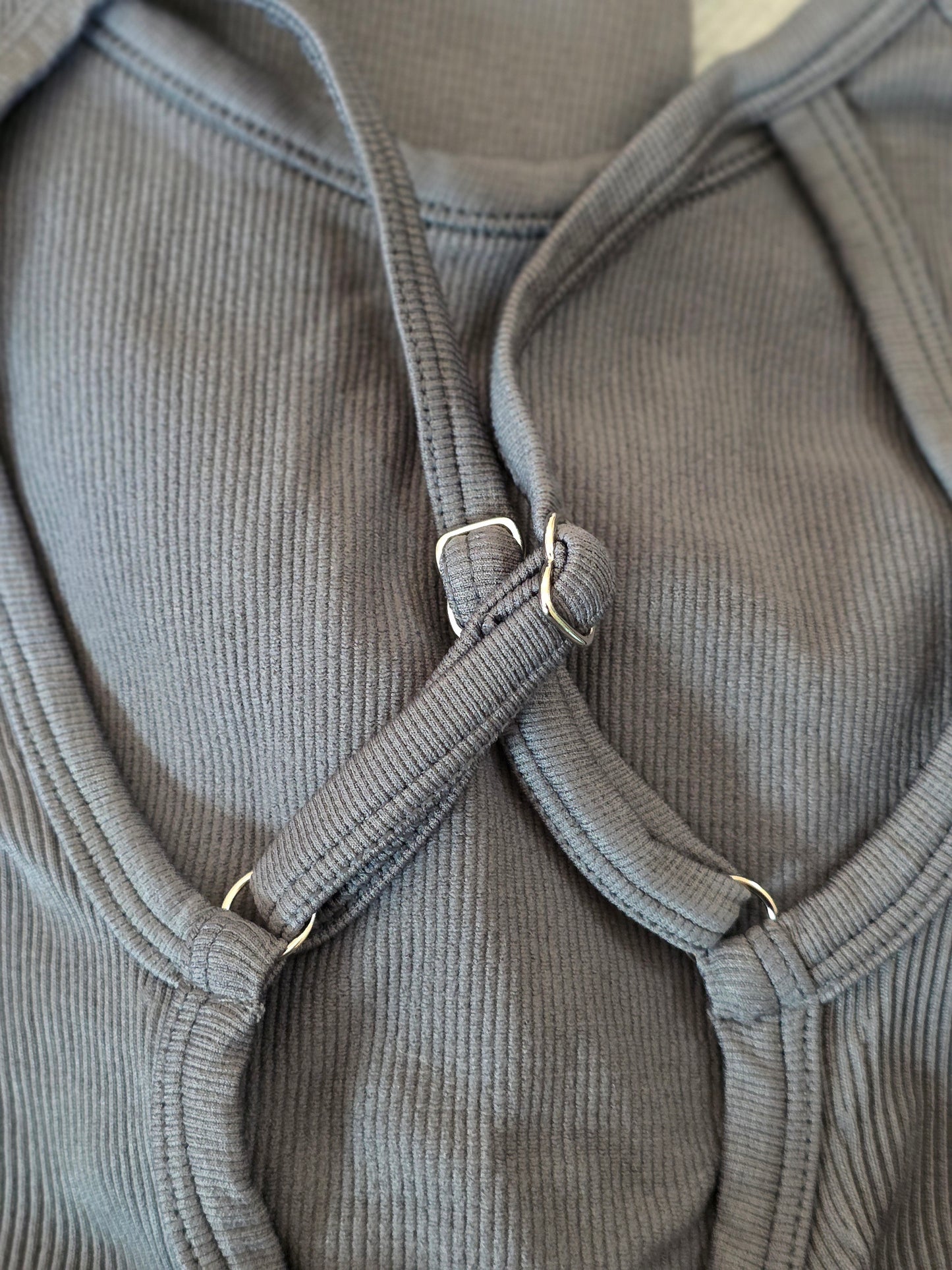 Paw Drazzel Boutique Women's Athletic Wear, Full-Leg, Cross Back, Short Sleeve, Scrunch Booty, Workout Suit