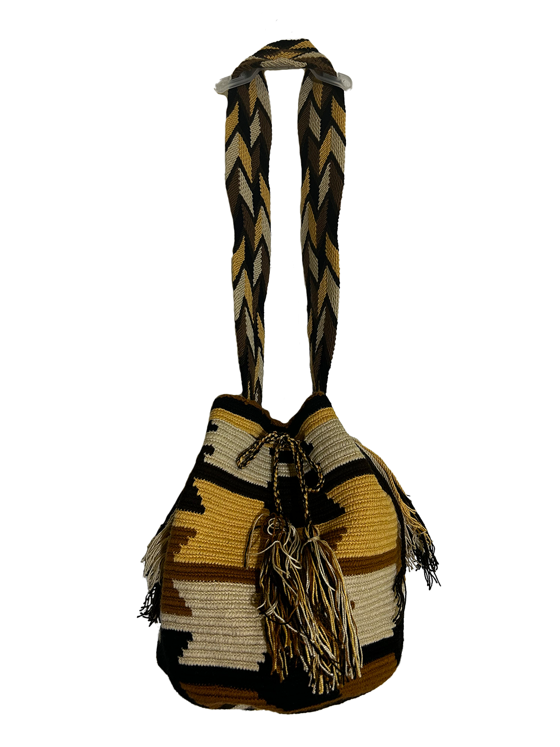 Paw Drazzel Boutique Women's Casual Wear, Handmade, Brown Wool Bag