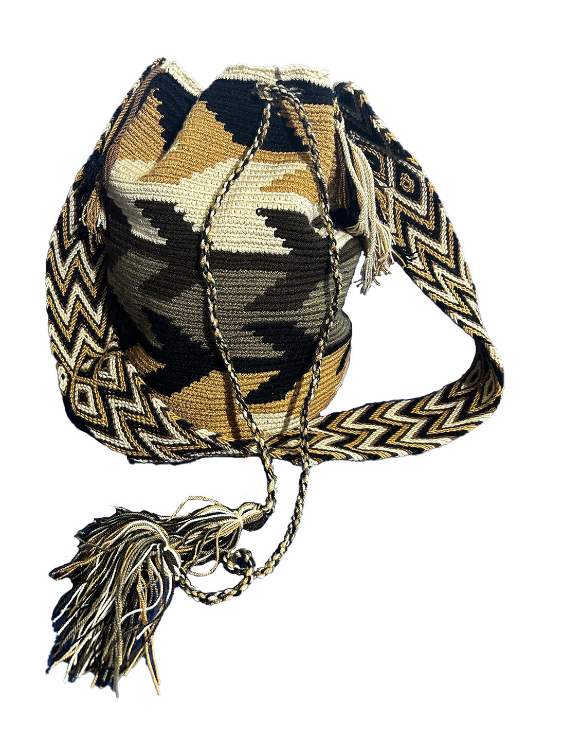 Paw Drazzel Boutique Women's Casual Wear, Handmade, Brown Wool Bag