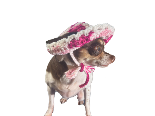 Paw Drazzel Boutique Pet's Handmade, Crochet Ruffle Hats