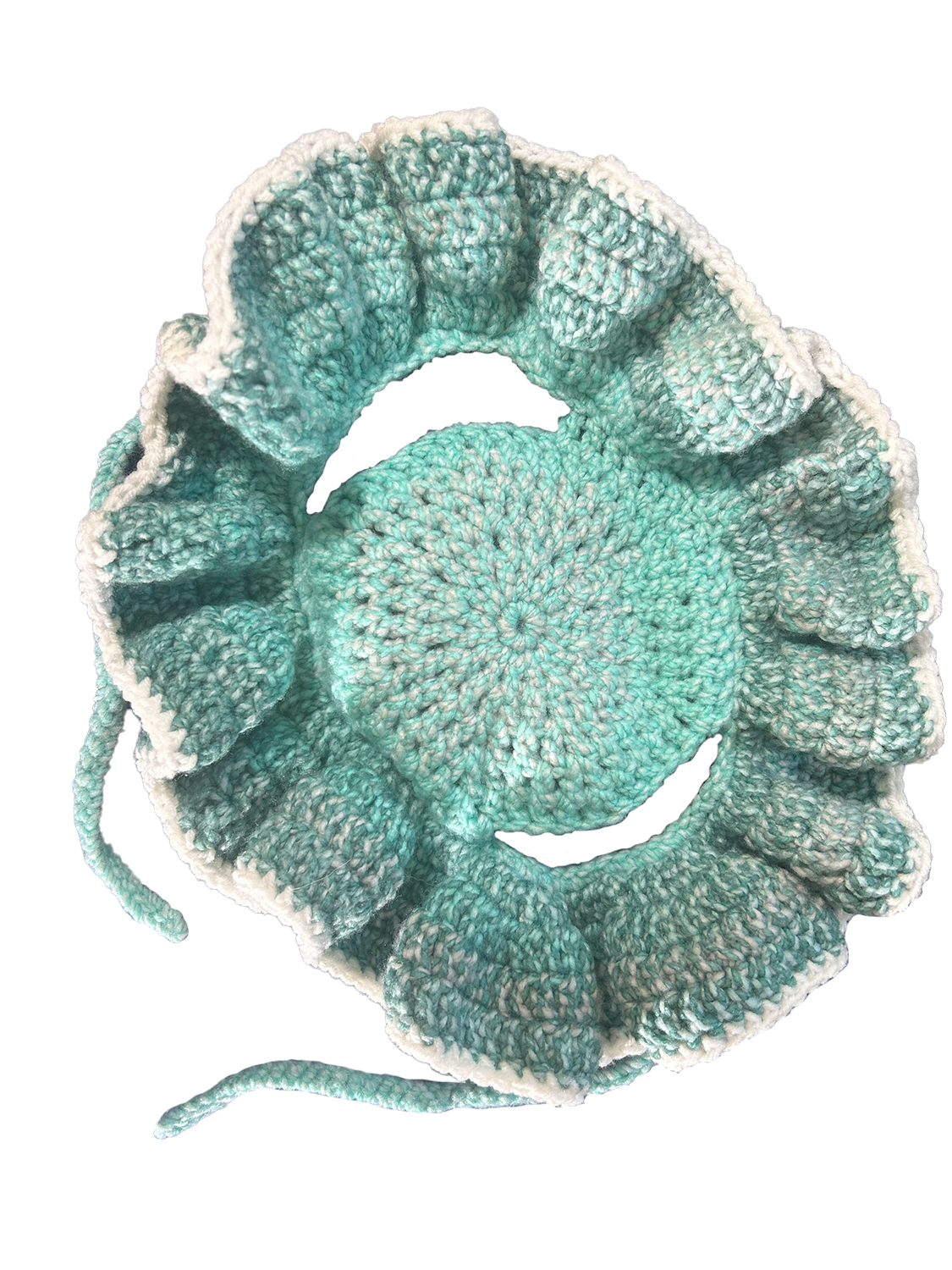 Paw Drazzel Boutique Pet's Handmade, Crochet Ruffle Hats