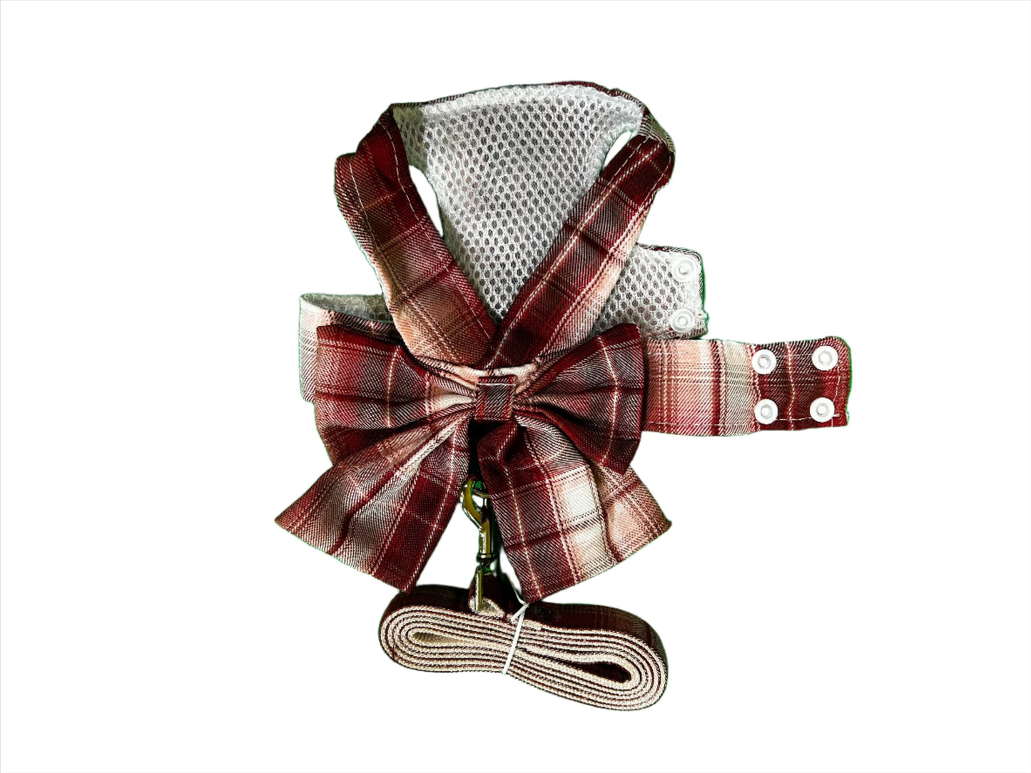 Paw Drazzel Boutique Pet's Washable, Heavy Duty, Pet Bow Harness