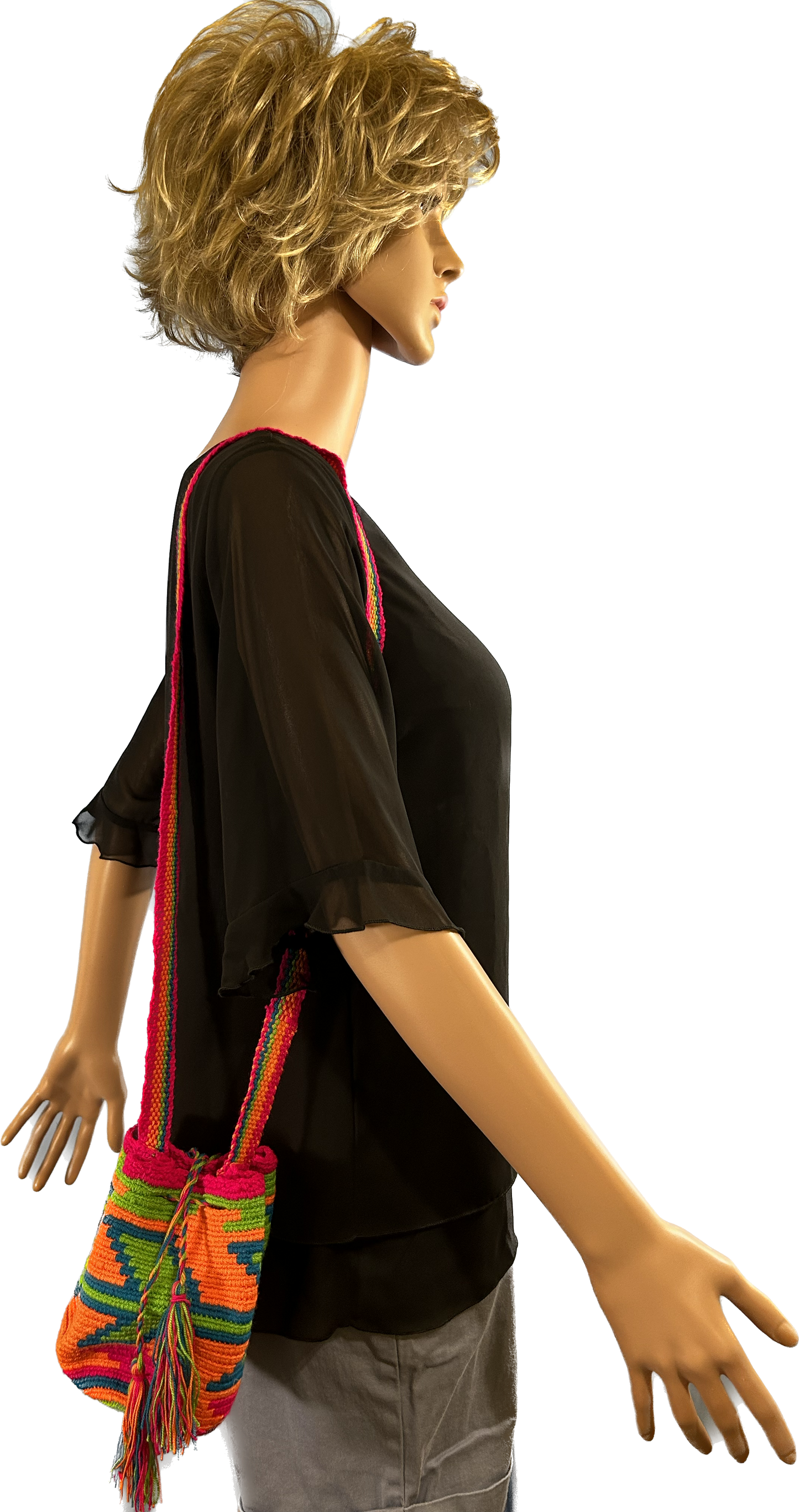 Paw Drazzel Boutique Women's, Hypoallergenic, Handmade, Versatile, Wool Bucket Bag