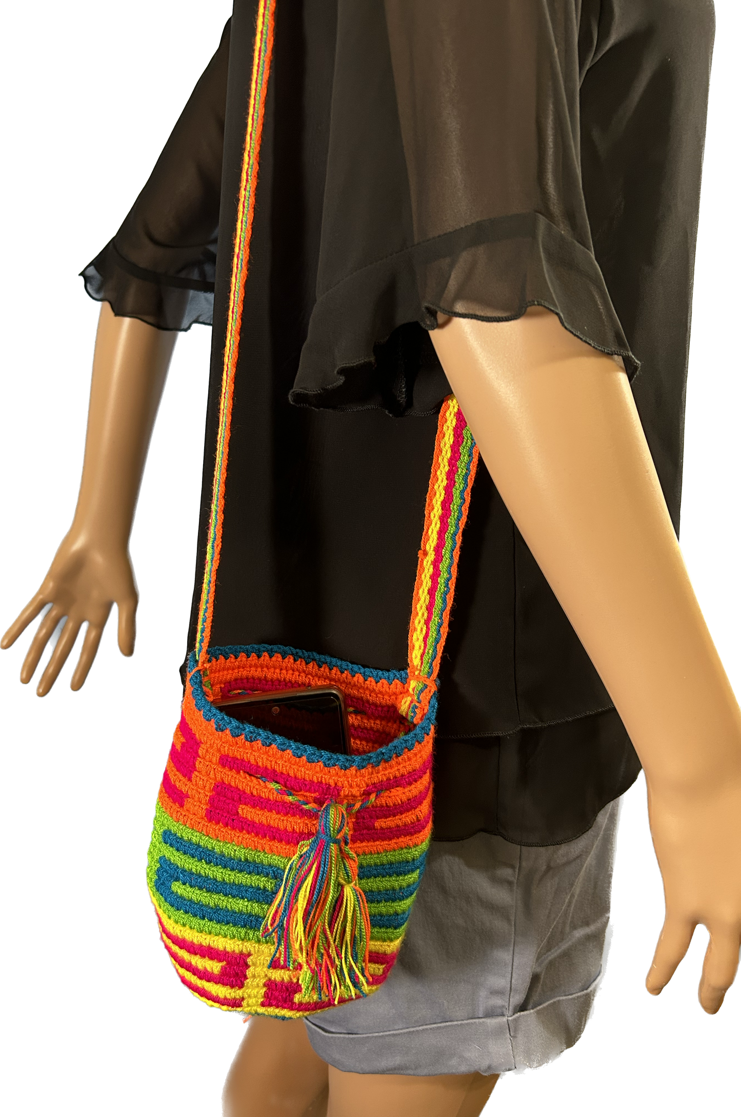 Paw Drazzel Boutique Women's, Hypoallergenic, Handmade, Versatile, Wool Bucket Bag