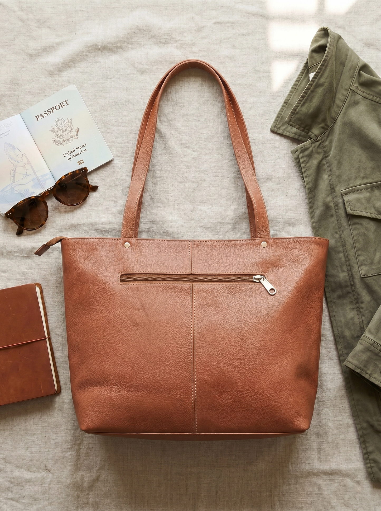 Paw Drazzel Boutique Women Versatile, Inside Pockets, Lined Interior, Embossed Front Panel Leather Totes