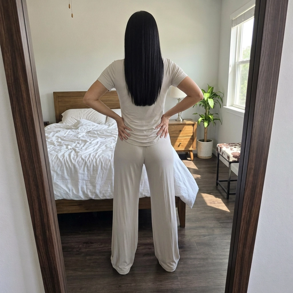 Paw Drazzel Boutique Women's Casualwear, Cascade Front, Pocketed, Short Sleeve, Straight Leg, Elastic High Rise Waist, Two Piece, Waterfall Co-Ord Suit