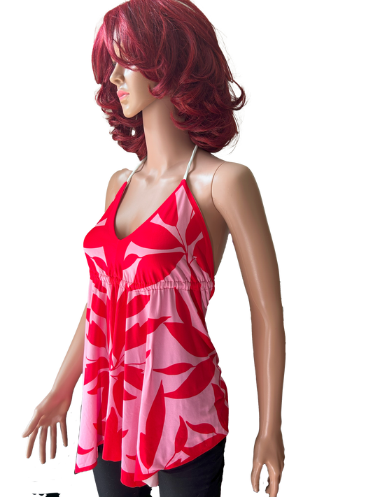 Paw Drazzel Boutique Women's Casualwear, Spaghetti Strap, Sleeveless, Open Neck Cami Top