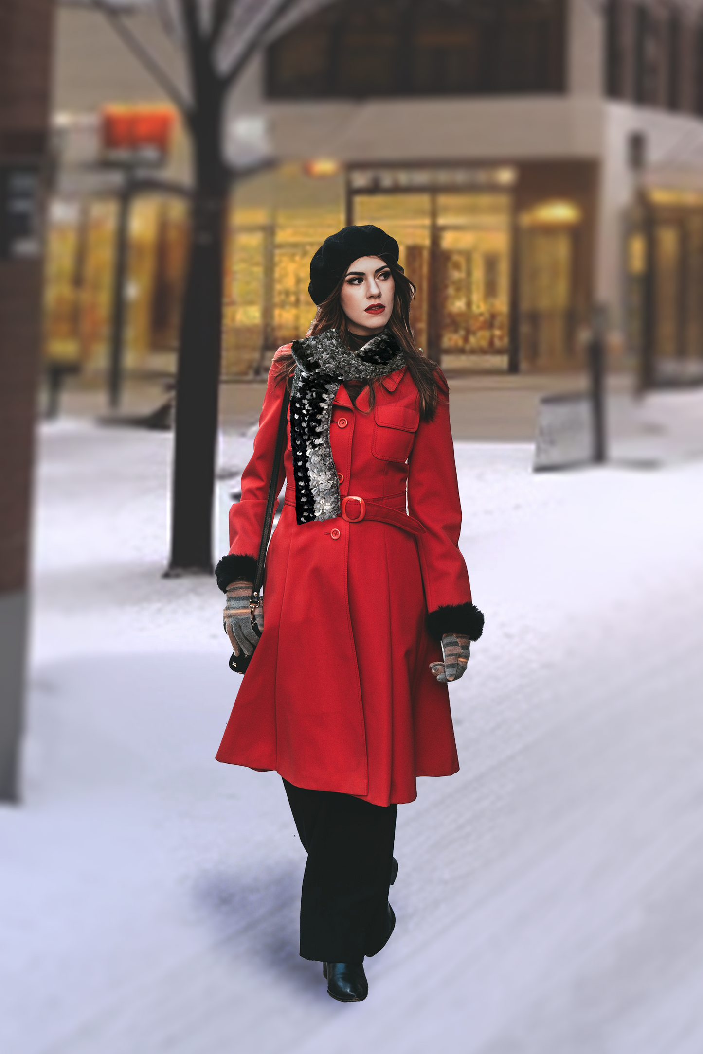 Paw Drazzel Boutique Women's Handmade, Winter Wear, Hypoallergenic, Acrylic Yarn Scarves