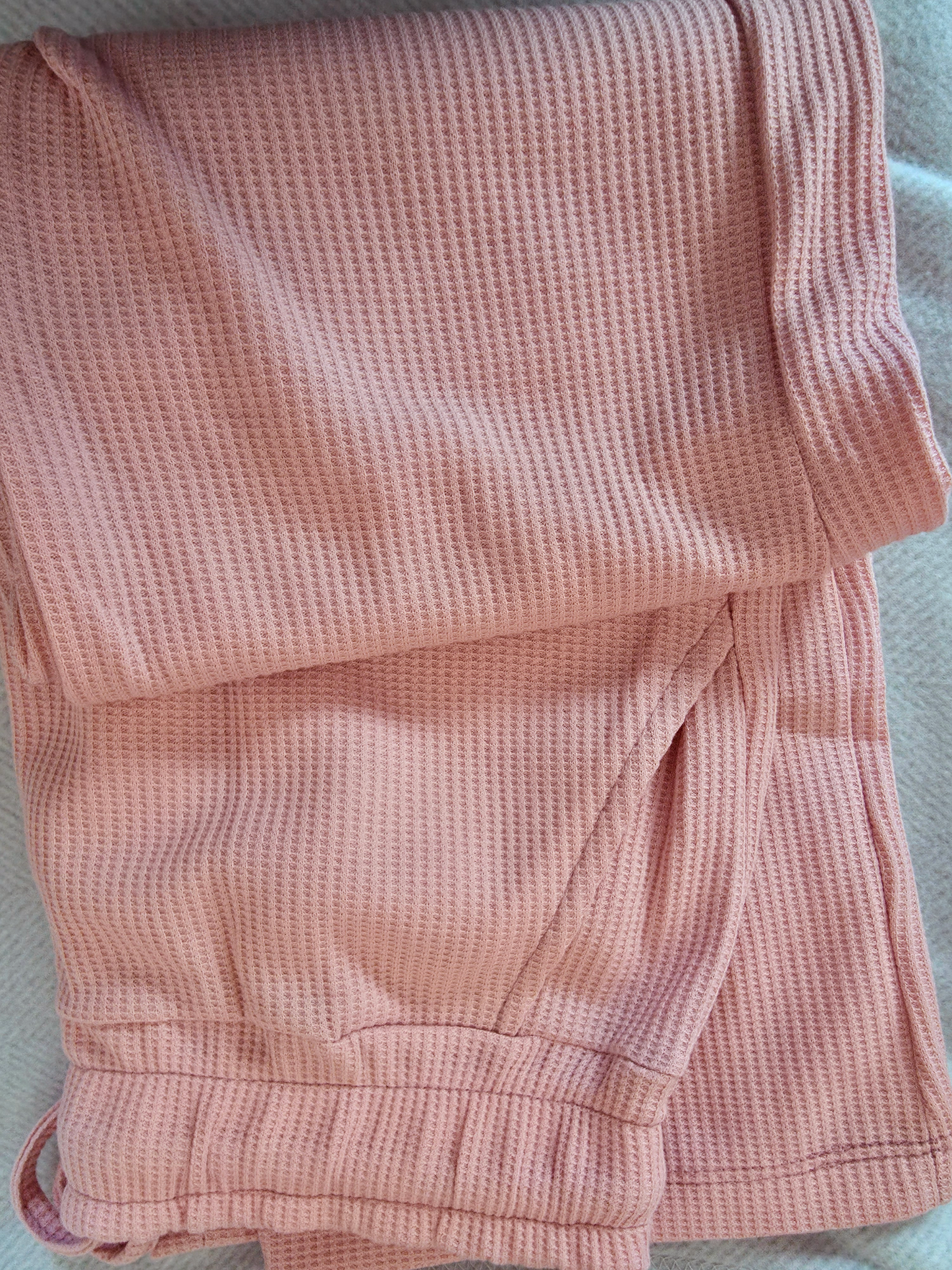 Paw Drazzel Boutique Women's Athletic Wear, Waffle Fabric, Elastic Waistband, Straight Leg Yoga Pants