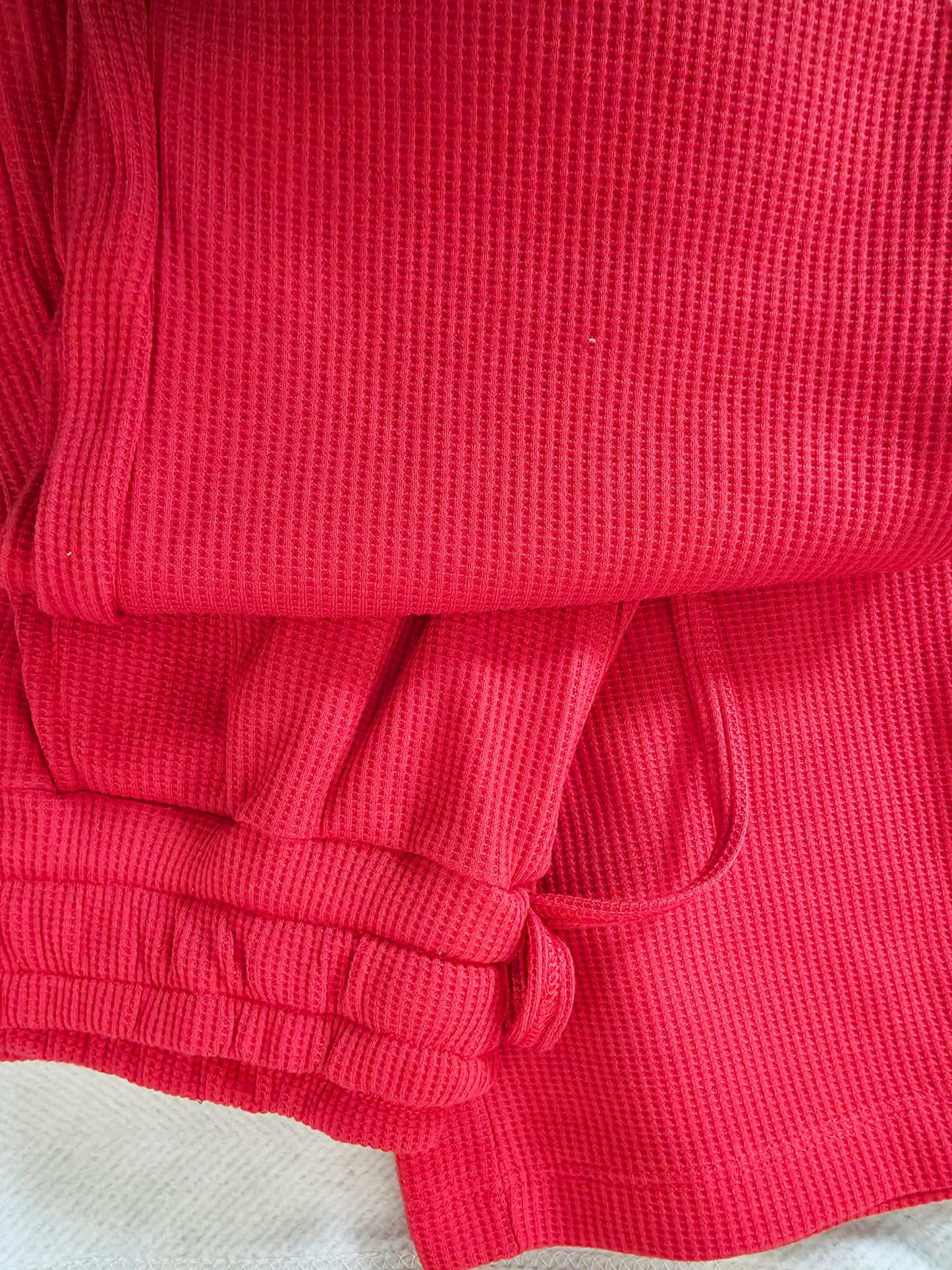 Paw Drazzel Boutique Women's Athletic Wear, Waffle Fabric, Elastic Waistband, Straight Leg Yoga Pants