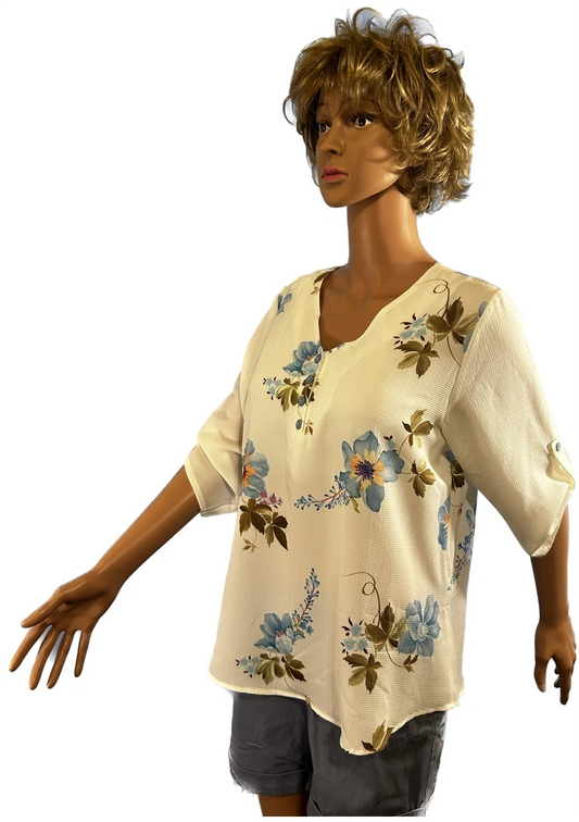 Size 14 blouse, quarter sleeve.