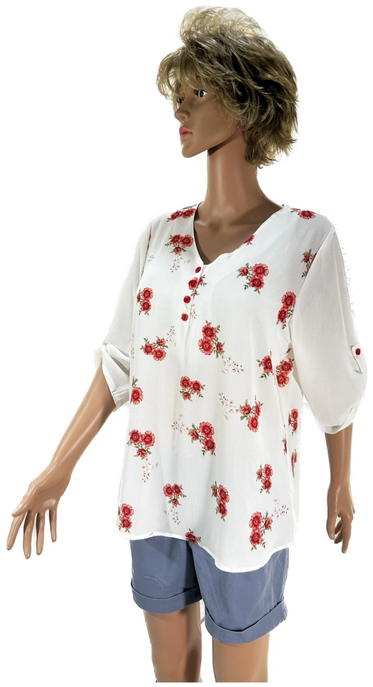 Size 14 blouse, quarter sleeve.