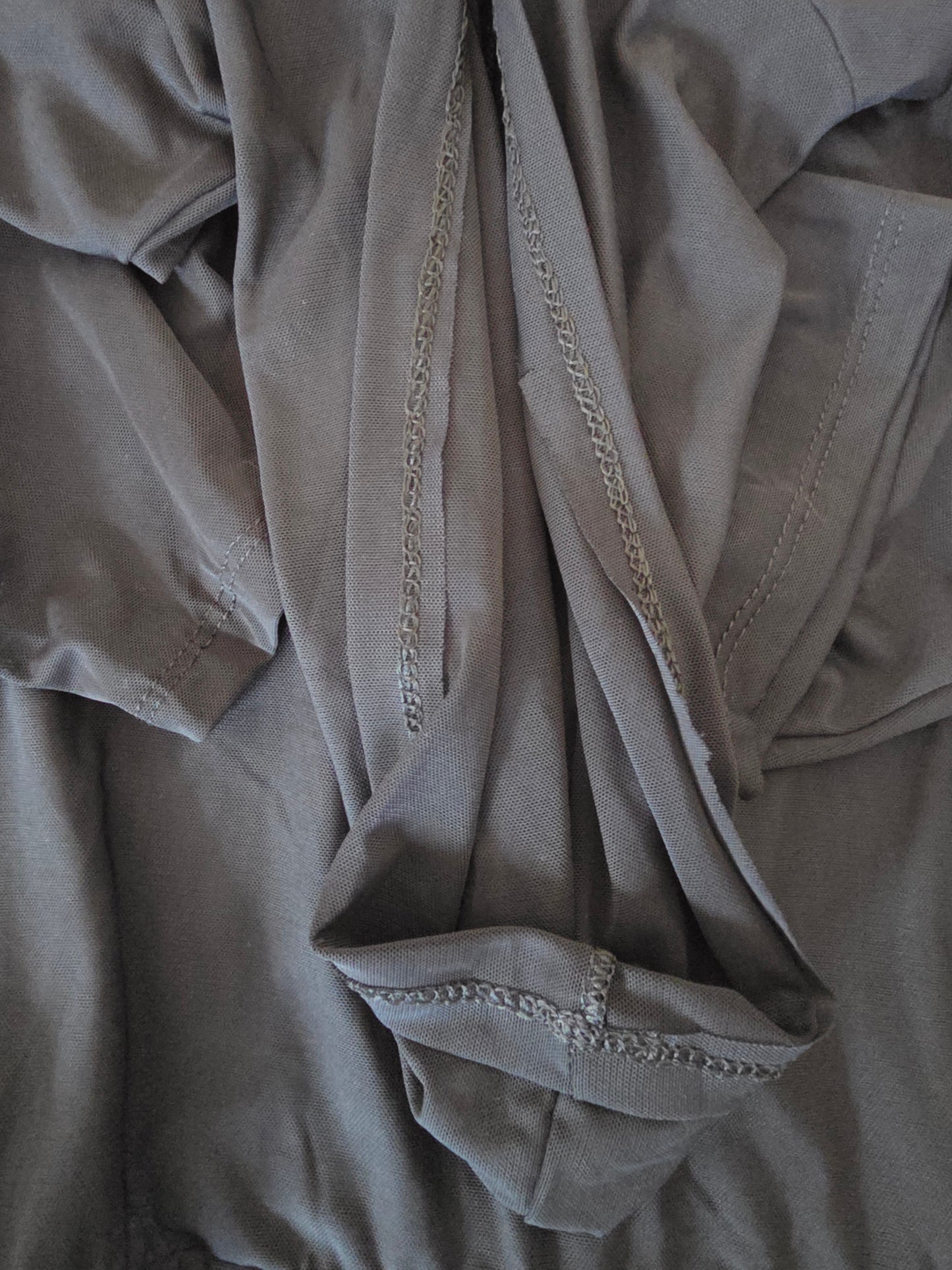 Paw Drazzel Boutique Women's Athletic Wear, Quarter Sleeve, Waist High, Full Length Zipper, Sheer Hooded Workout Jacket