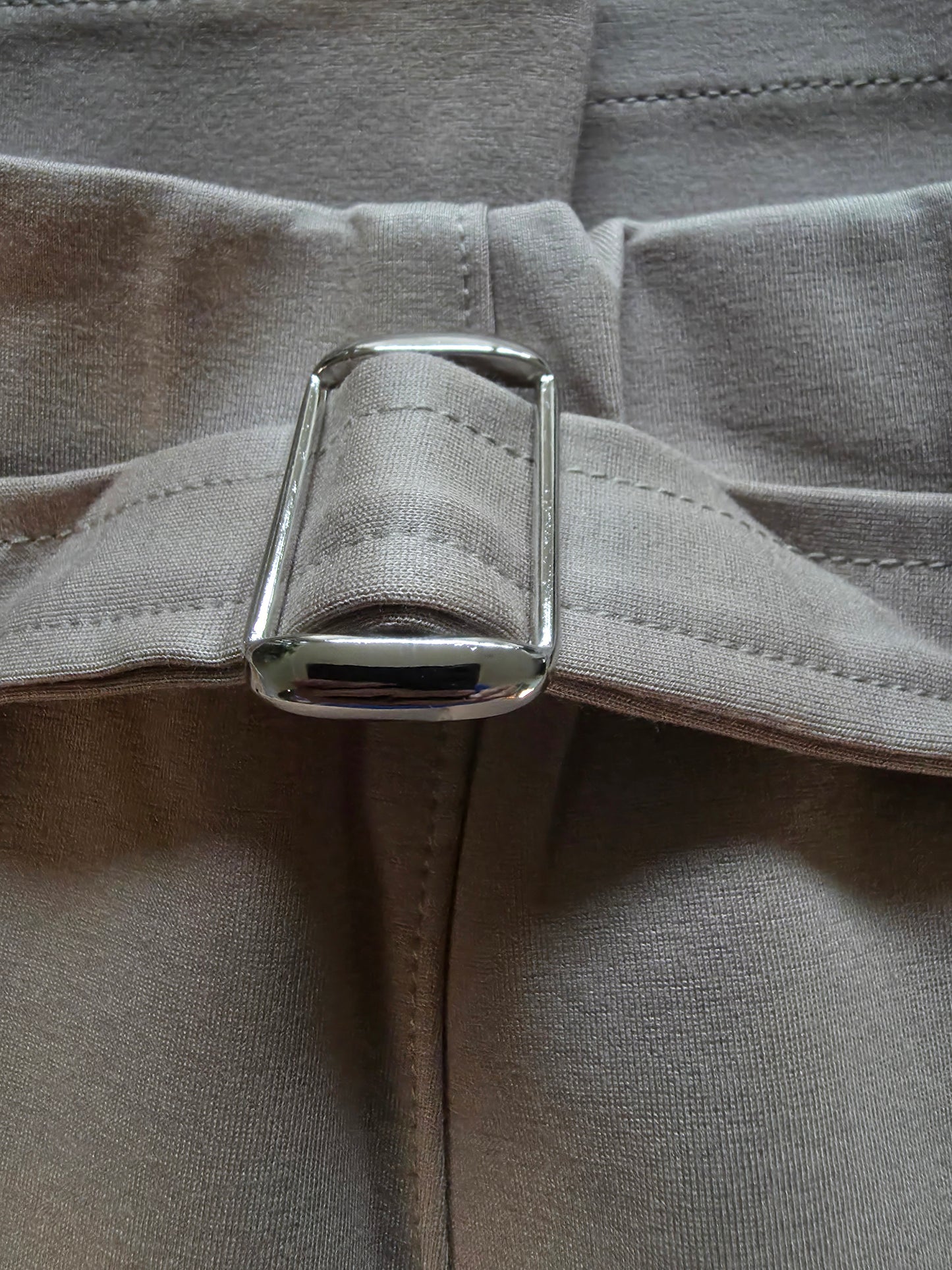 Paw Drazzel Boutique Women's High-Waisted, Belted, Straight-Leg, Tailored Pants