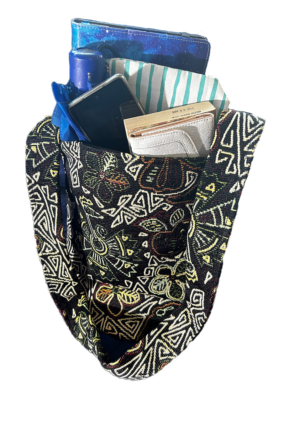 Paw Drazzel Boutique Women's Casual Wear, Handmade, Black Wool Bag