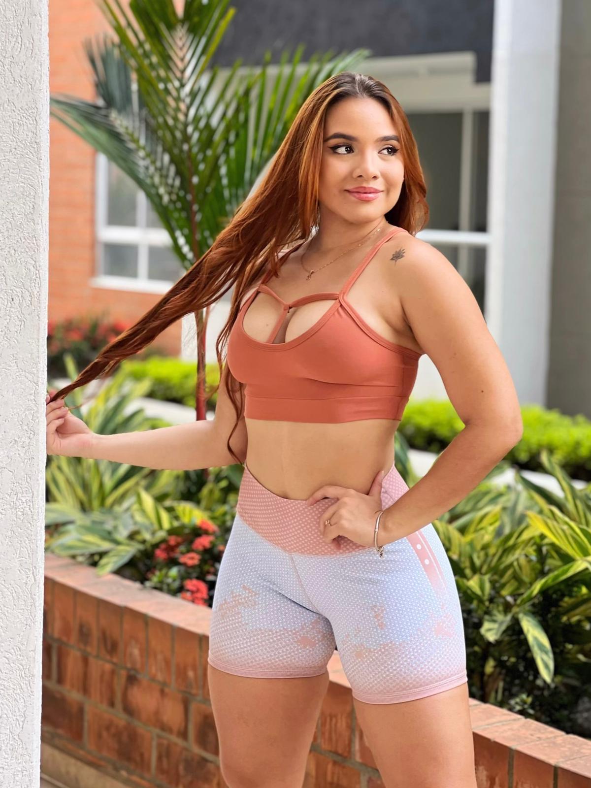 Paw Drazzel Boutique Women's Athletic Wear, One piece, Short-Leg, High Waist, Printed Workout Shorts