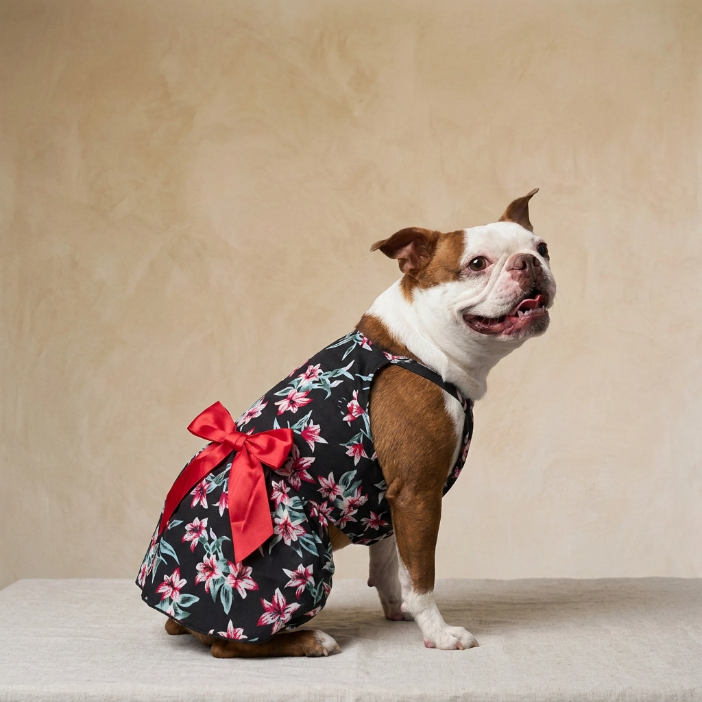 Paw Drazzel Boutique Pet's Washable, Soft, Multicolor, Lightweight, Summer Pet Sundress