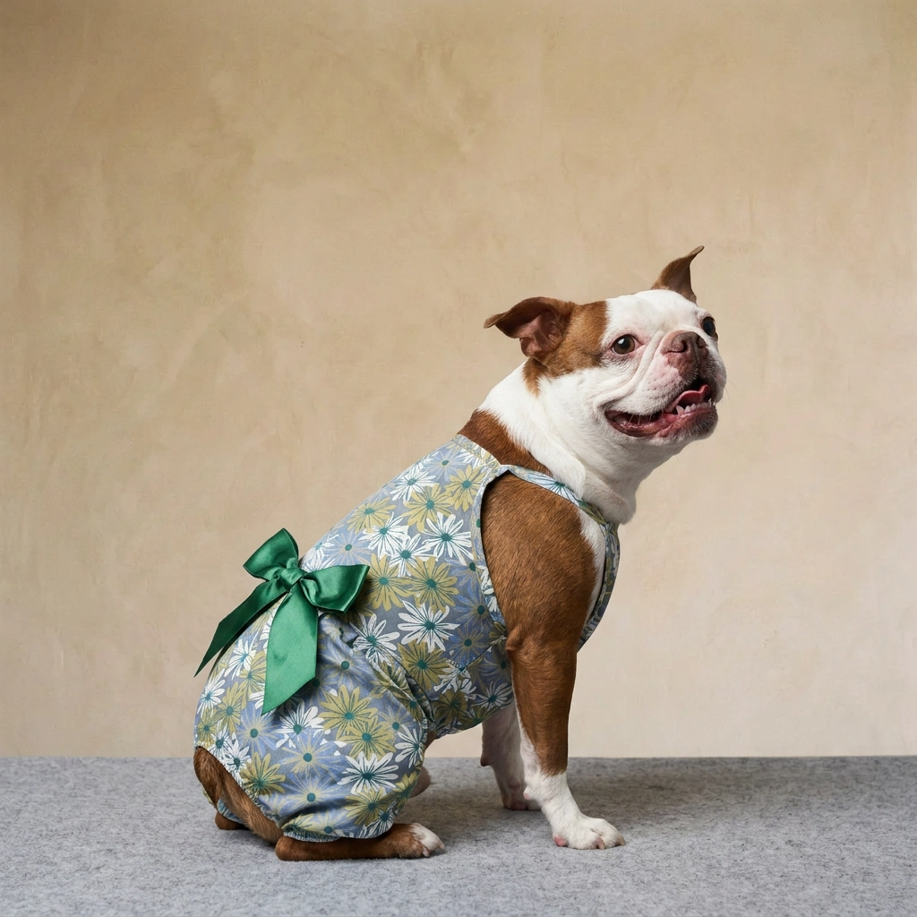 Paw Drazzel Boutique Pet's Washable, Soft, Multicolor, Lightweight, Summer Pet Sundress