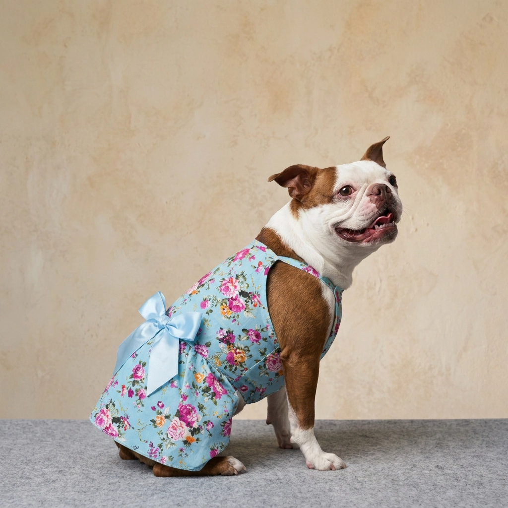Paw Drazzel Boutique Pet's Washable, Soft, Multicolor, Lightweight, Summer Pet Sundress