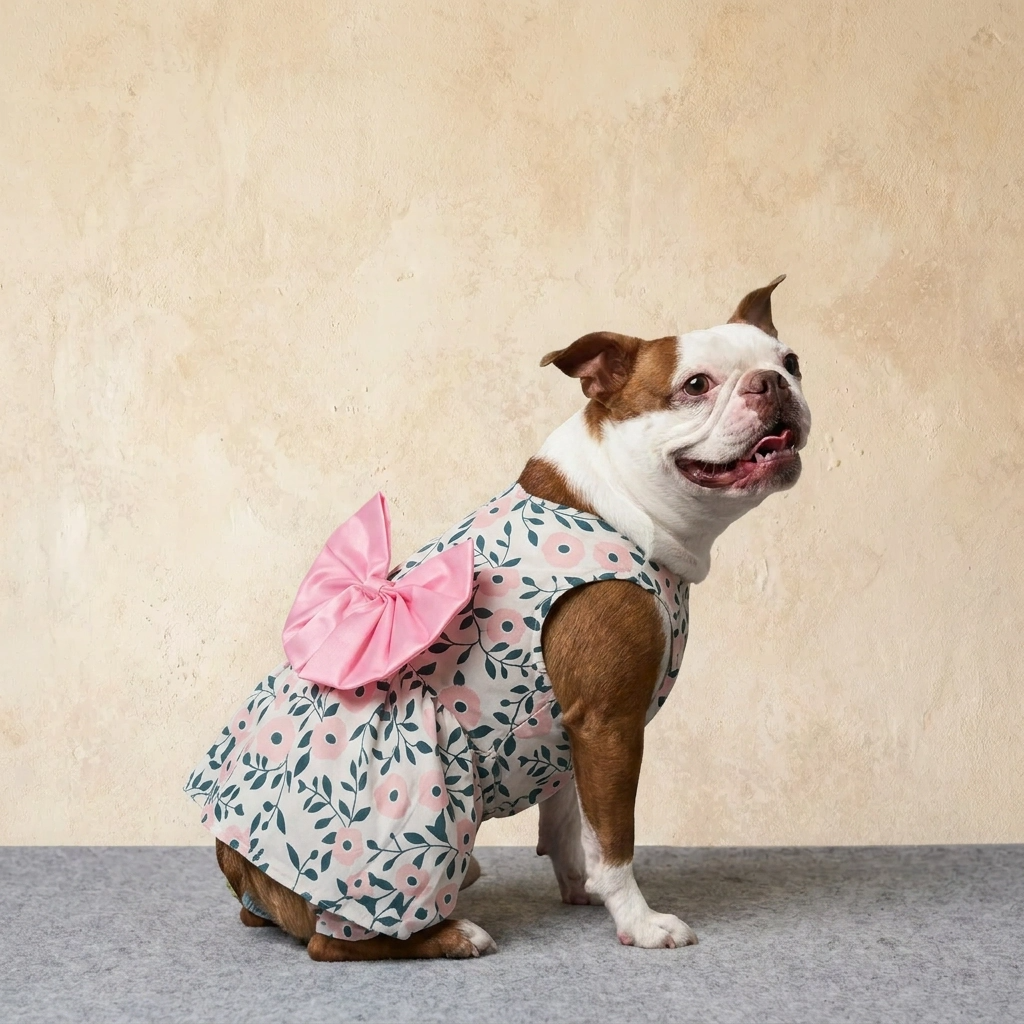 Paw Drazzel Boutique Pet's Washable, Soft, Multicolor, Lightweight, Summer Pet Sundress