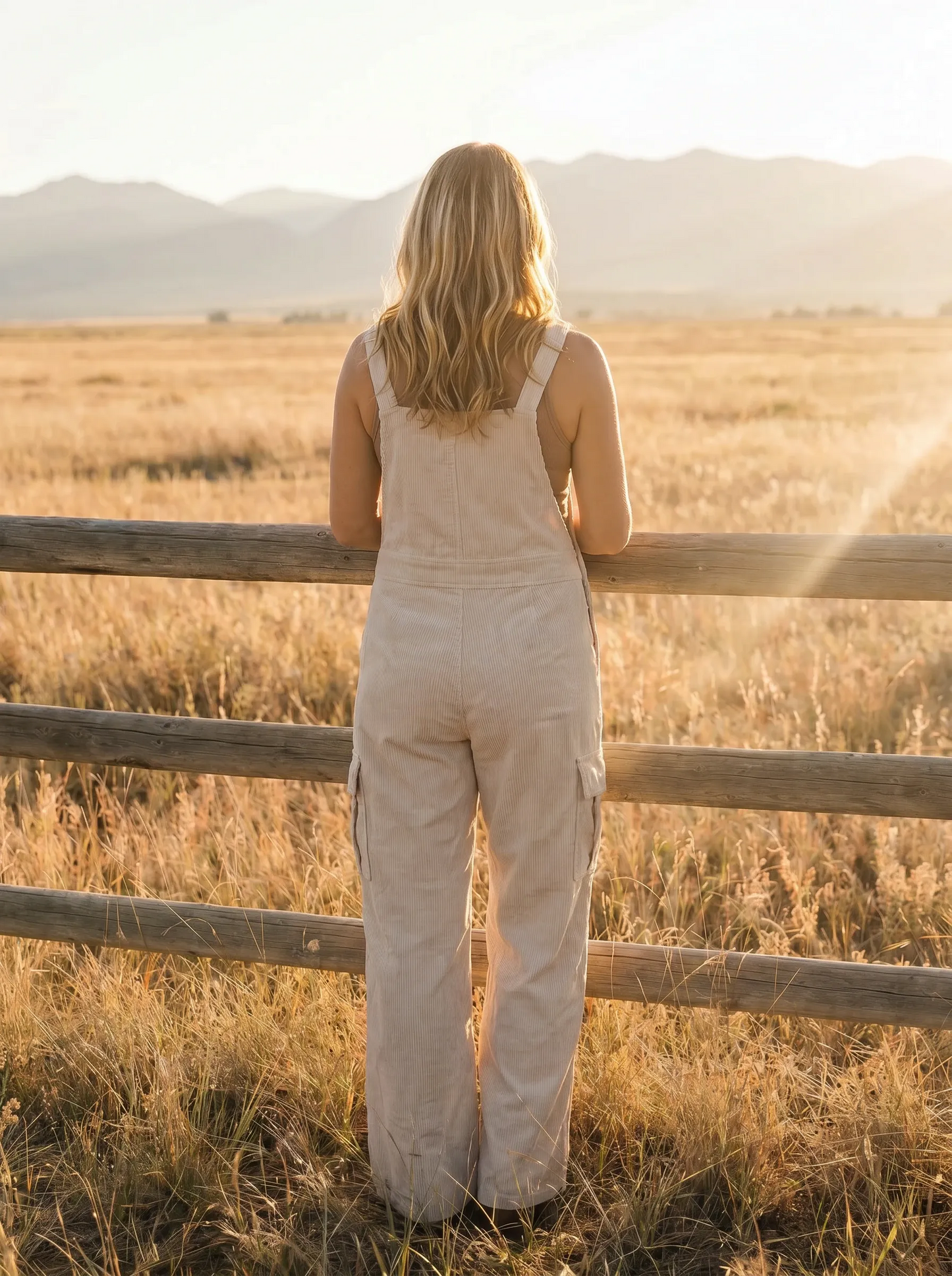 Paw Drazzel Boutique Women's Casual Wear, One Piece, Long-Leg, Shoulder Strap, Corduroy Overalls