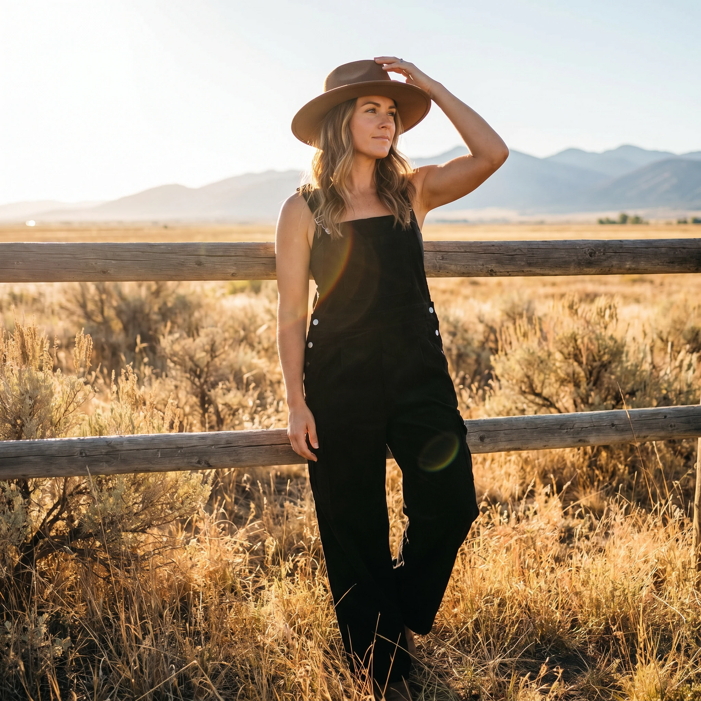 Paw Drazzel Boutique Women's Casual Wear, One Piece, Long-Leg, Shoulder Strap, Corduroy Overalls