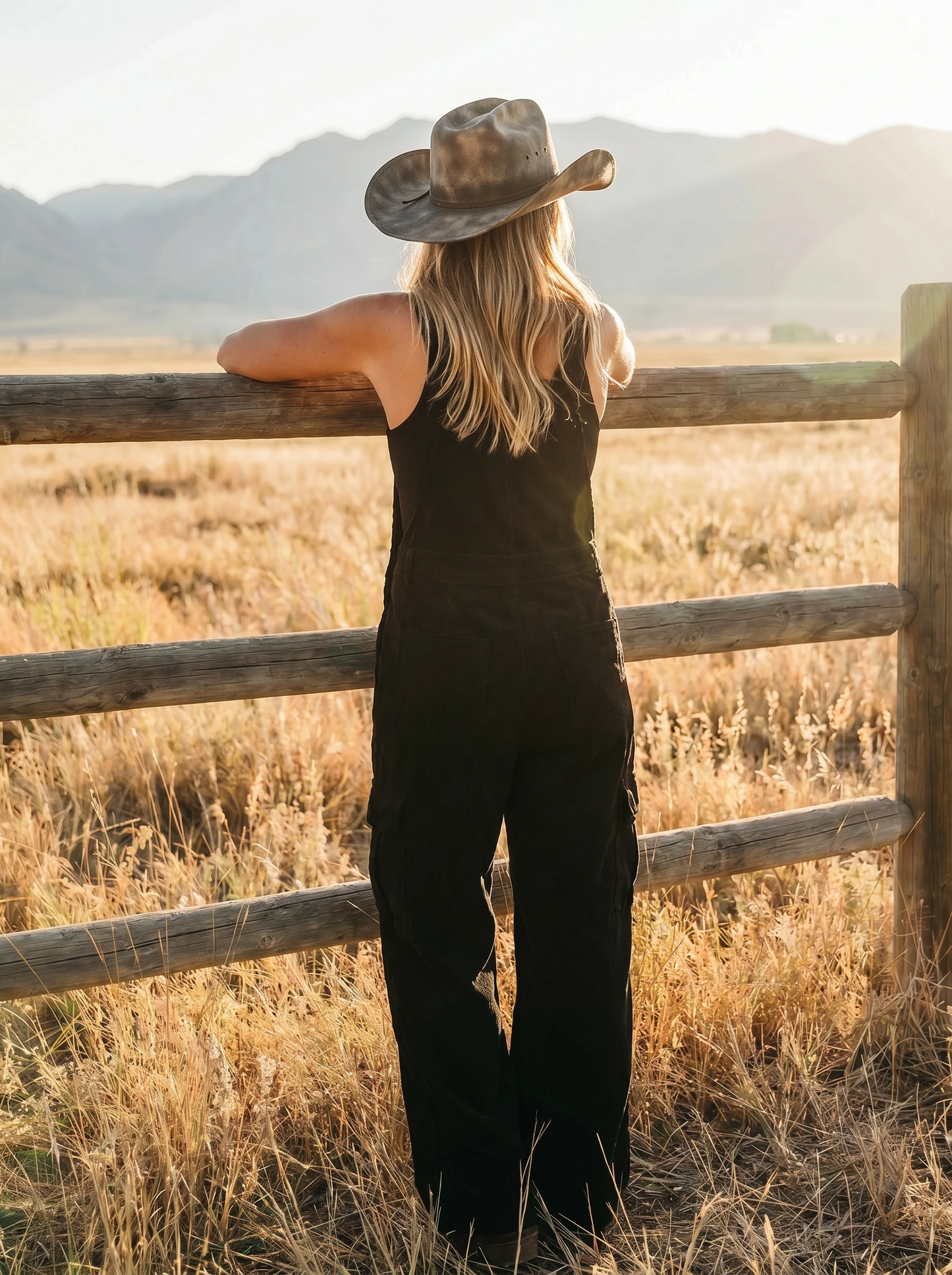 Paw Drazzel Boutique Women's Casual Wear, One Piece, Long-Leg, Shoulder Strap, Corduroy Overalls