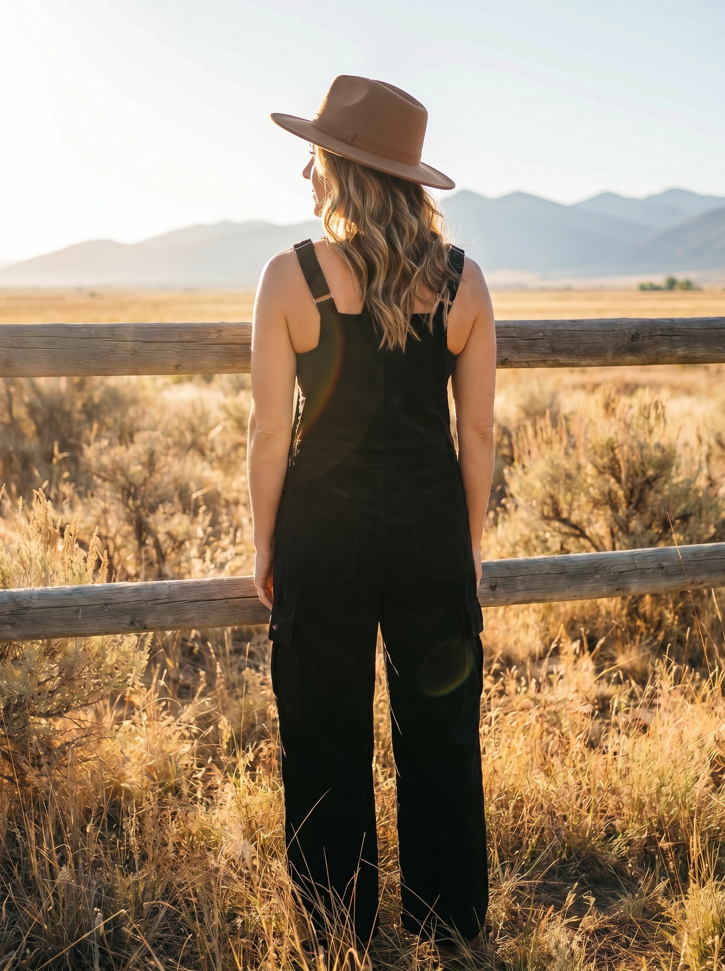 Paw Drazzel Boutique Women's Casual Wear, One Piece, Long-Leg, Shoulder Strap, Corduroy Overalls