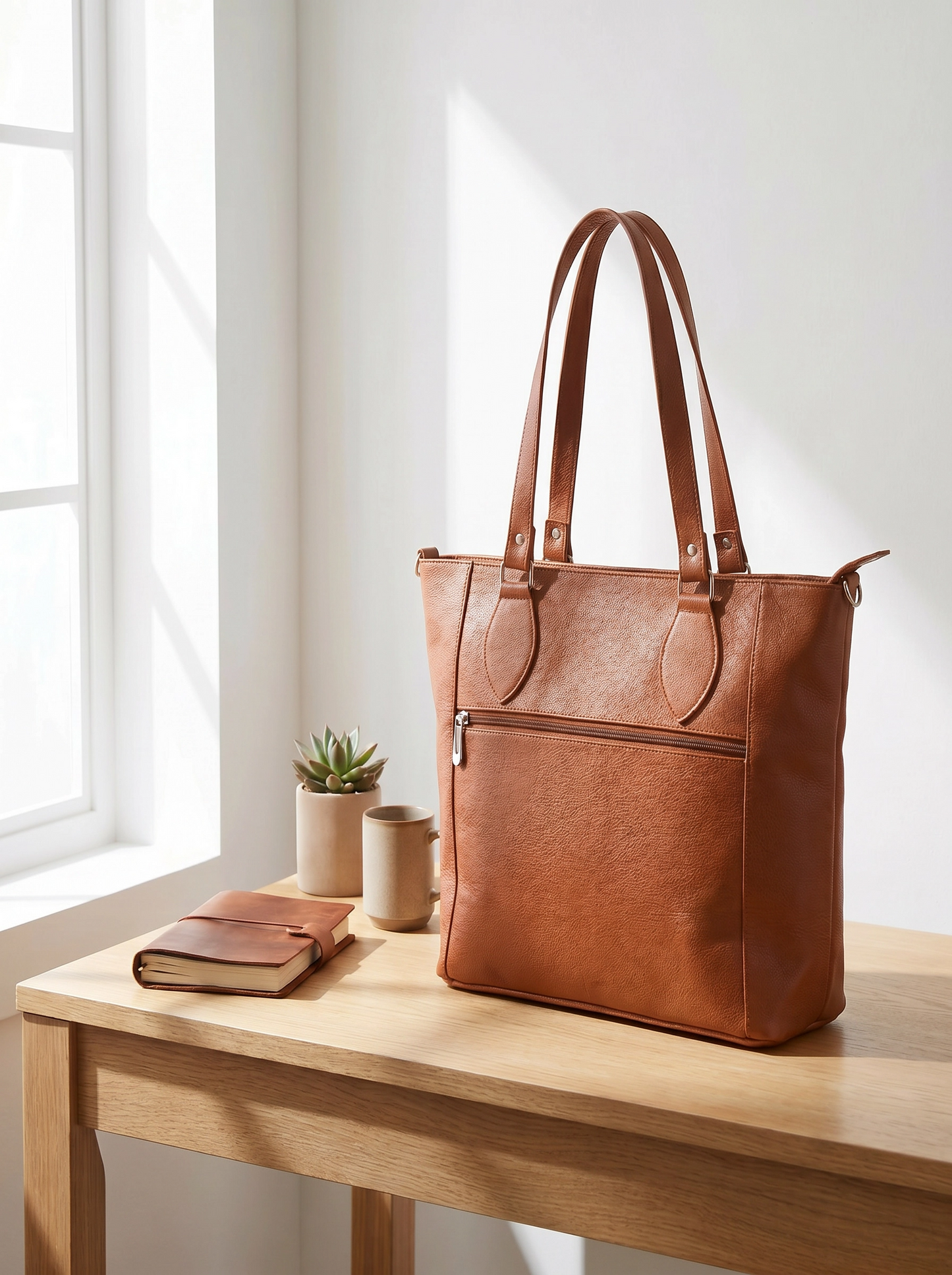 Paw Drazzel Boutique Women Versatile, Inside Pockets, Lined Interior, Embossed Front Panel Leather Totes