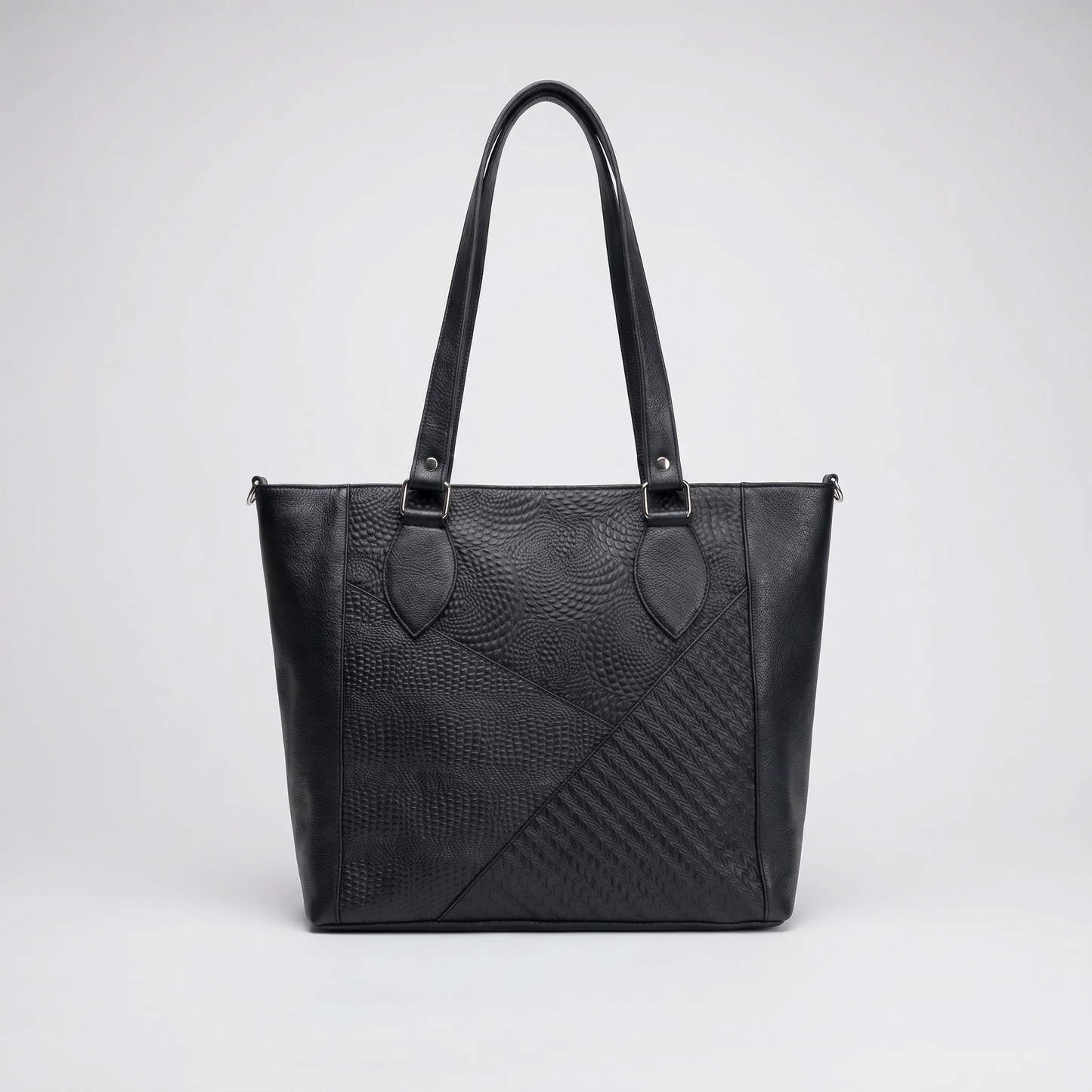 Paw Drazzel Boutique Women Versatile, Inside Pockets, Lined Interior, Embossed Front Panel Leather Totes