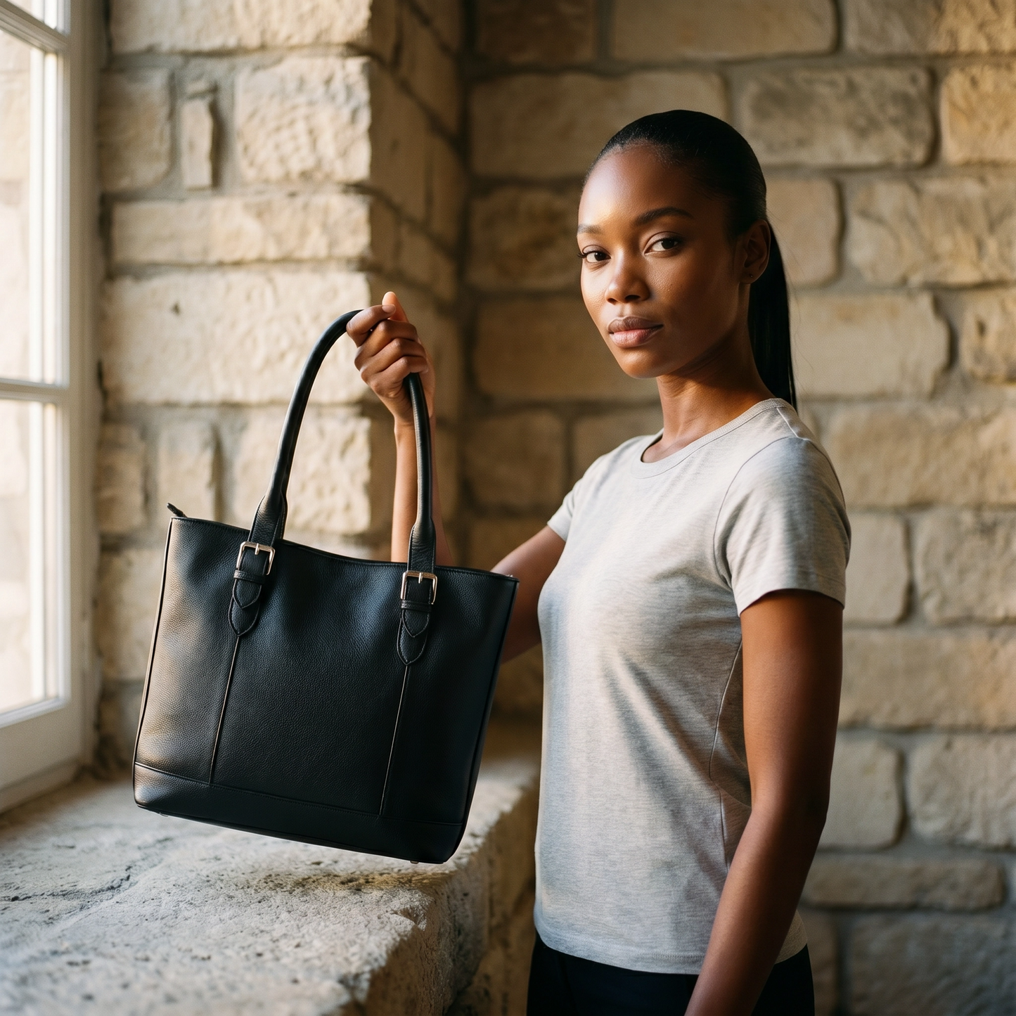 Paw Drazzel Boutique Women Versatile, Inside Pockets, Lined Interior, Smooth Panels Leather Totes