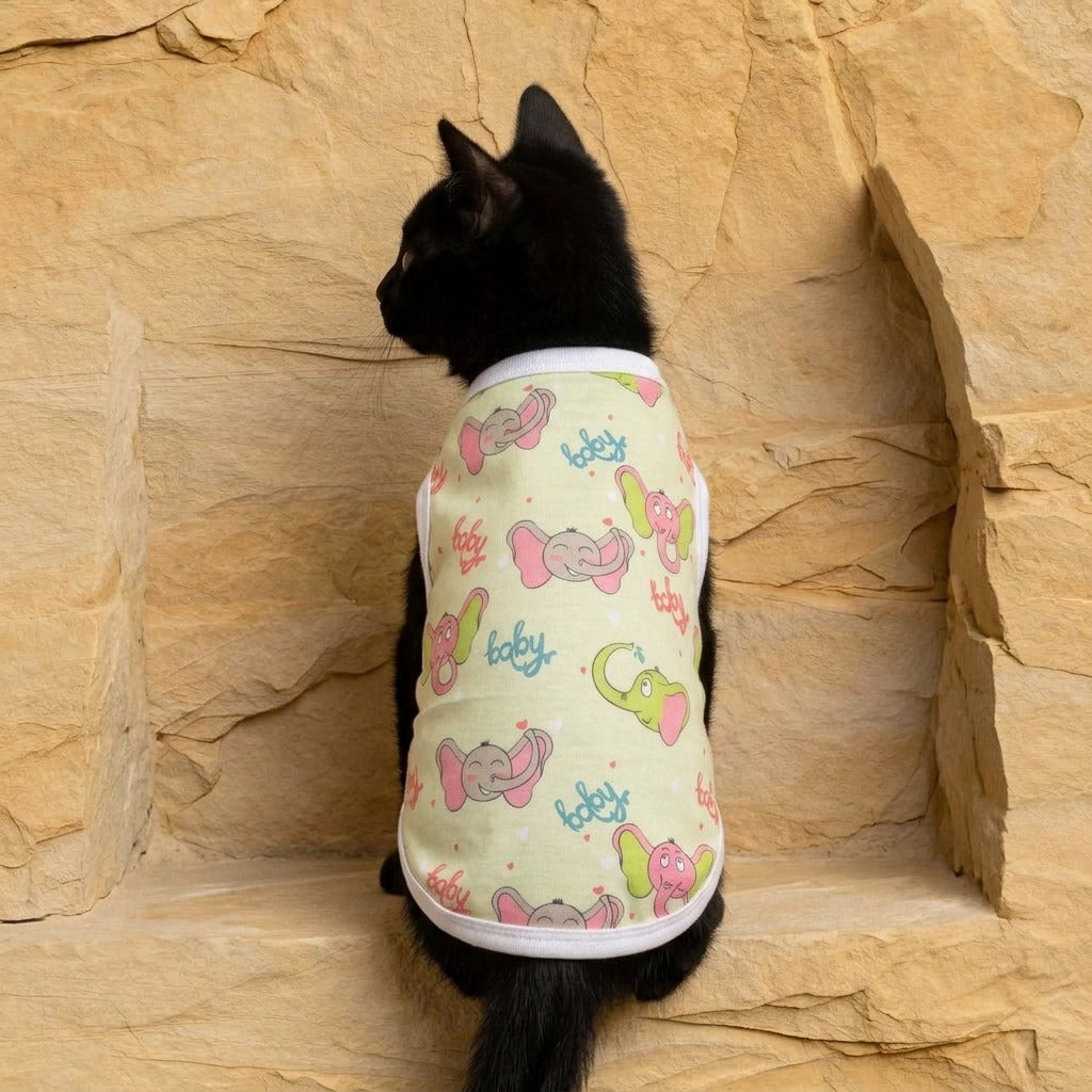 Paw Drazzel Boutique Pet's Stretchable, Printed Small Shirts