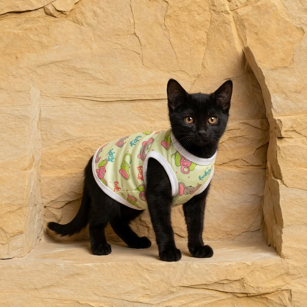 Paw Drazzel Boutique Pet's Stretchable, Printed Small Shirts