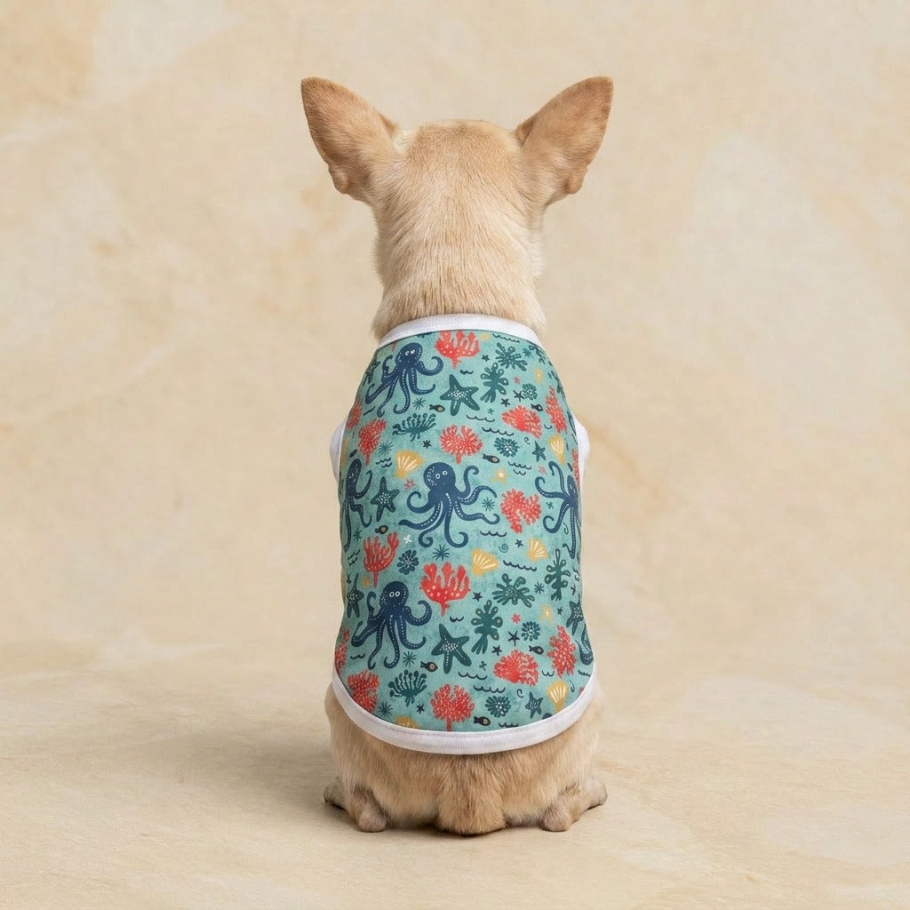 Paw Drazzel Boutique Pet's Stretchable, Printed Small Shirts