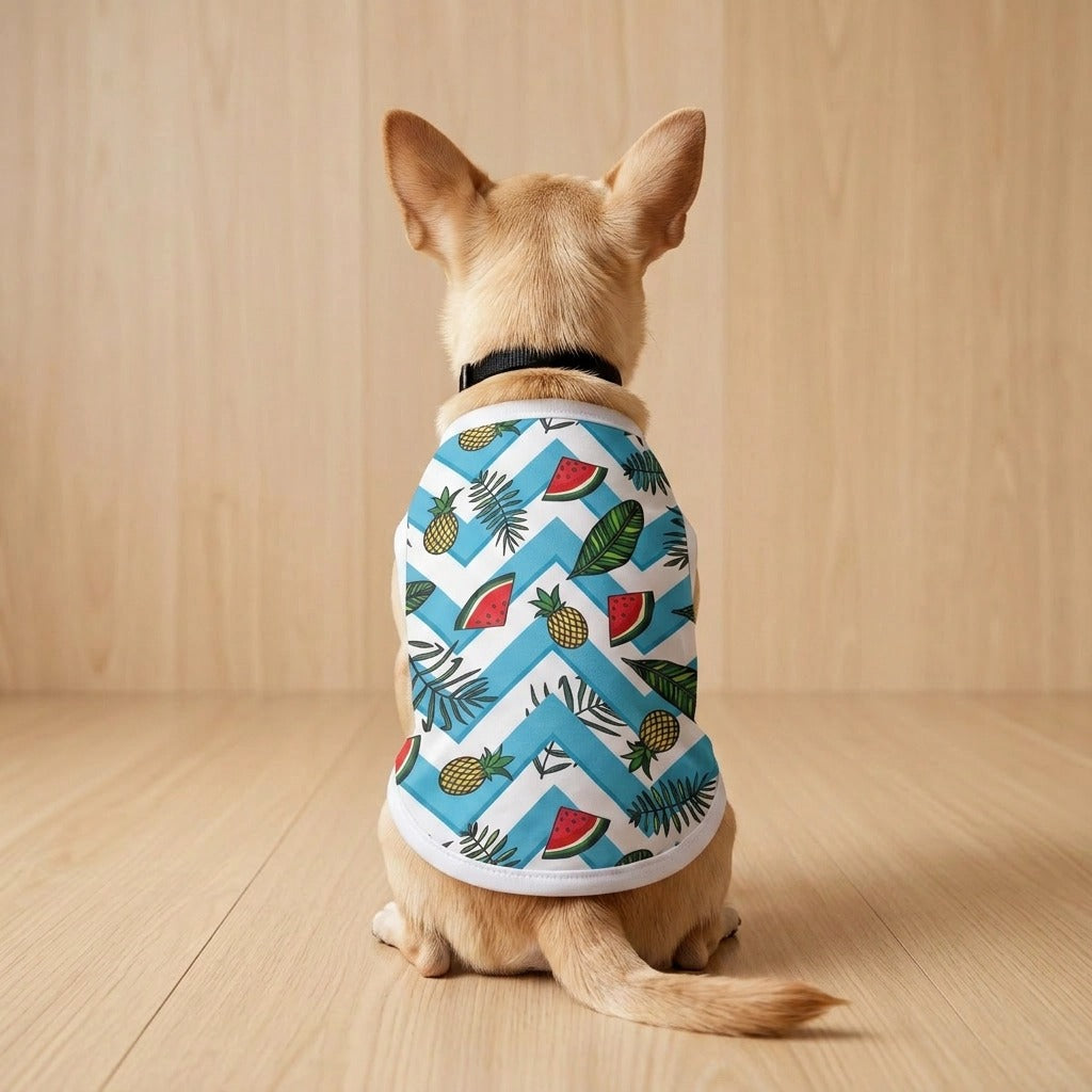 Paw Drazzel Boutique Pet's Stretchable, Printed Small Shirts