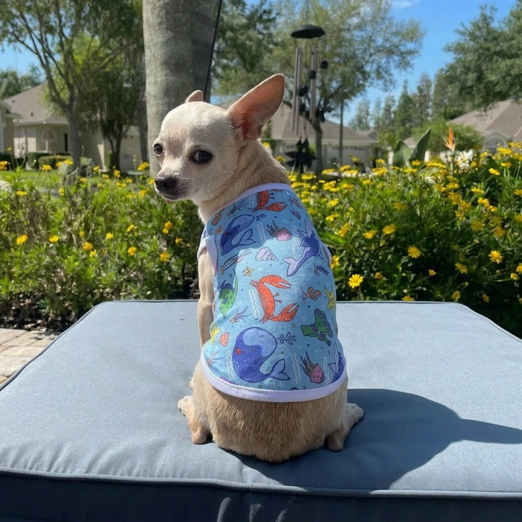 Paw Drazzel Boutique Pet's Stretchable, Printed Small Shirts