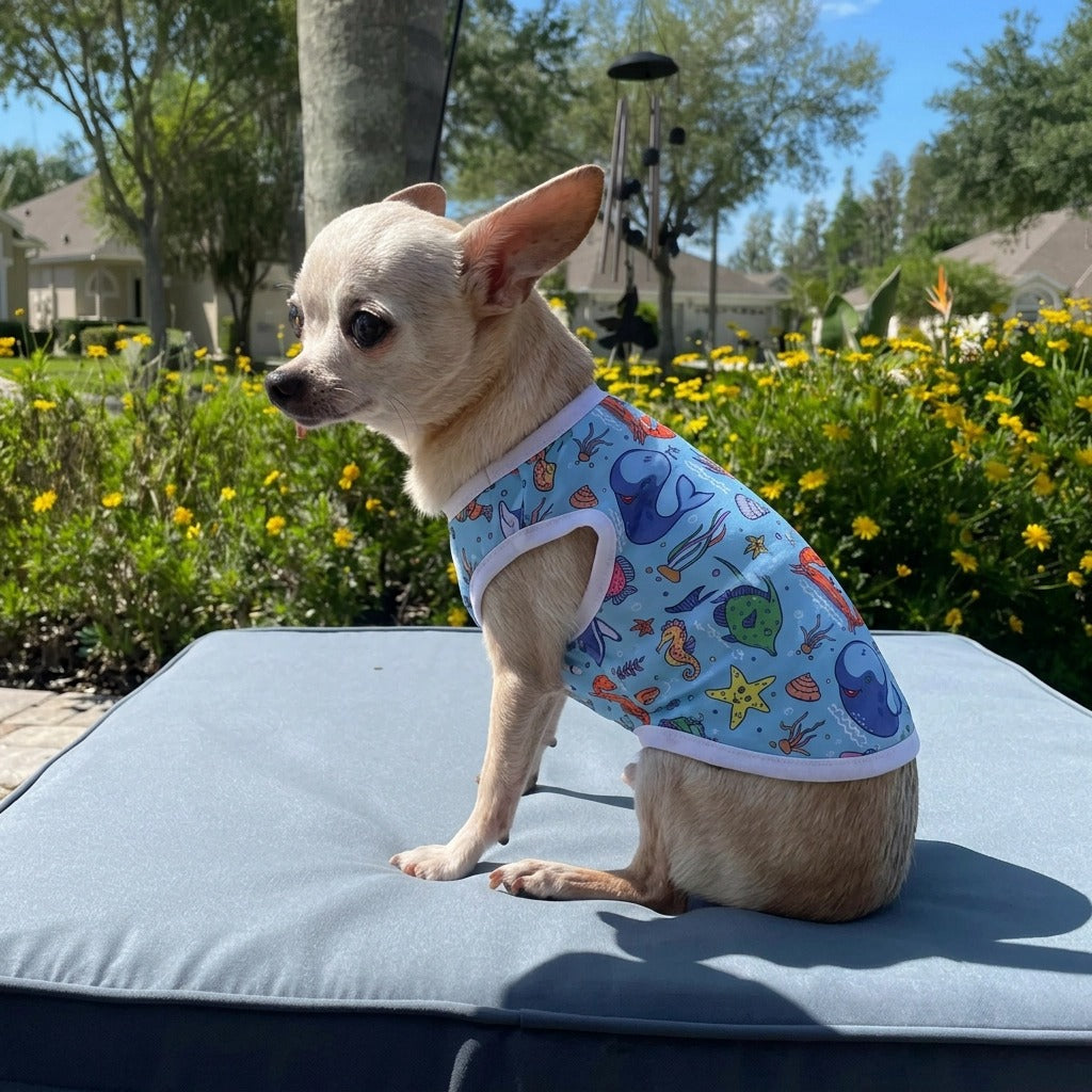 Paw Drazzel Boutique Pet's Stretchable, Printed Small Shirts