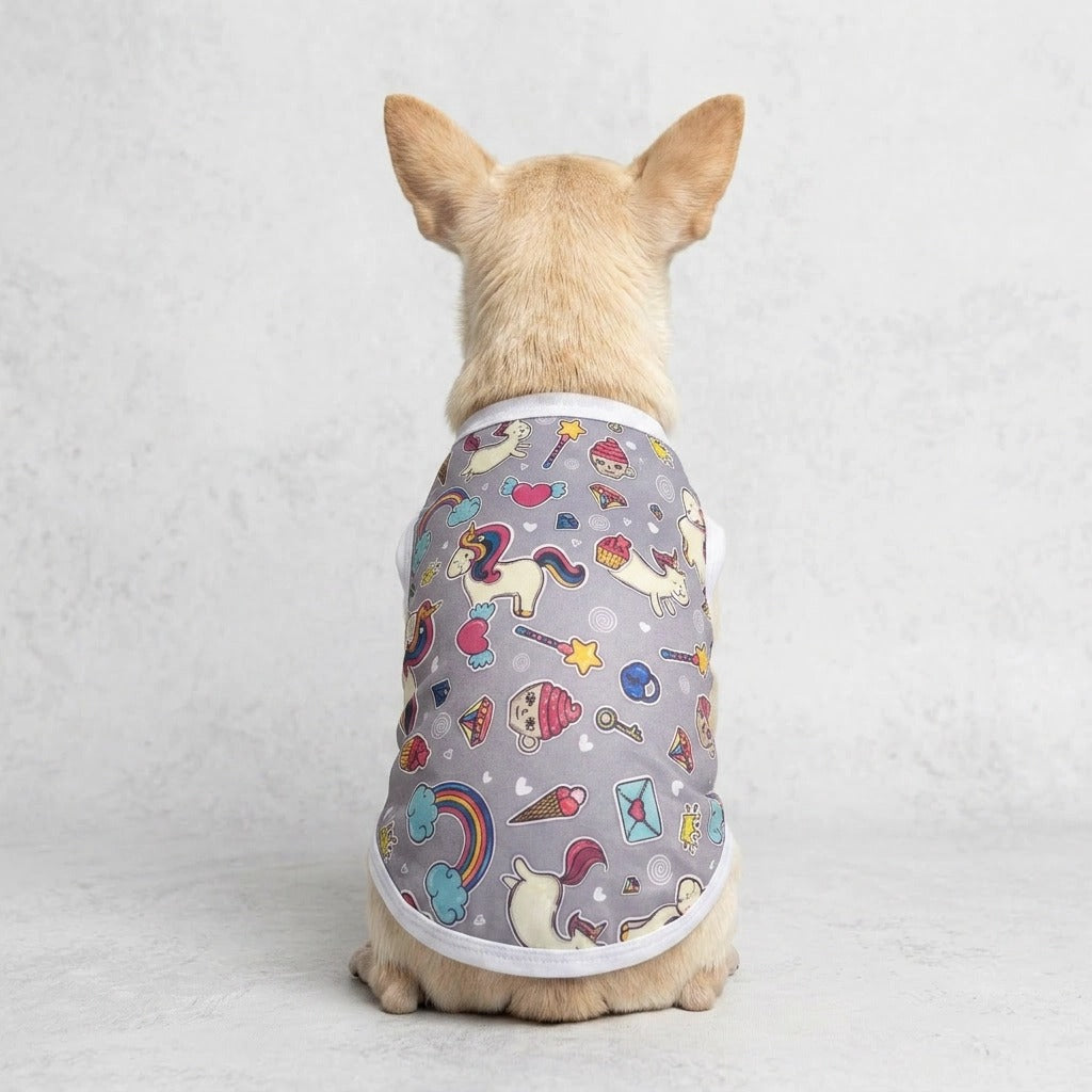 Paw Drazzel Boutique Pet's Stretchable, Printed Small Shirts