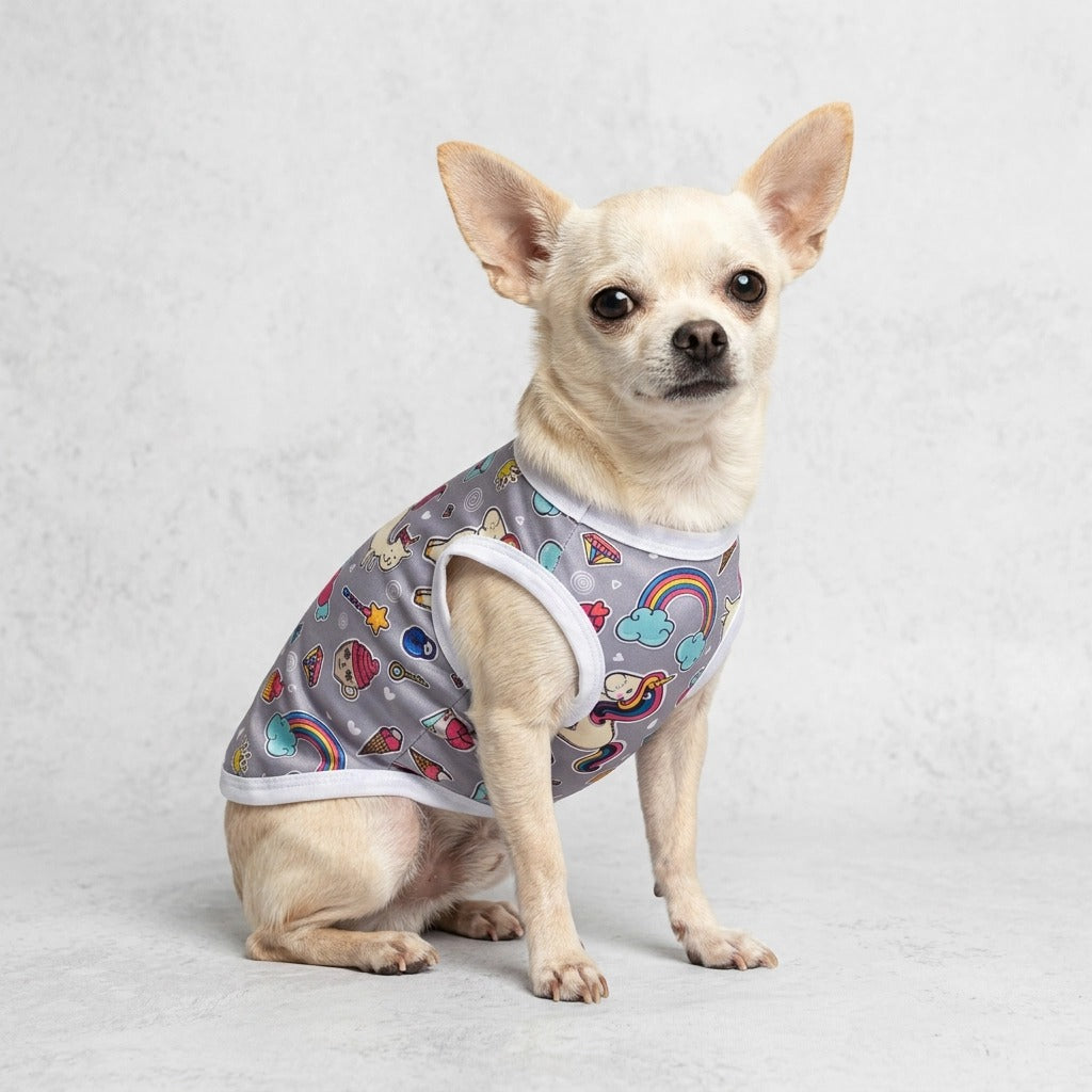 Paw Drazzel Boutique Pet's Stretchable, Printed Small Shirts