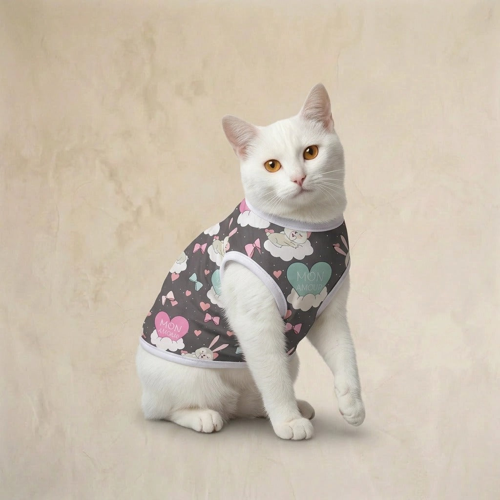 Paw Drazzel Boutique Pet's Stretchable, Printed Small Shirts