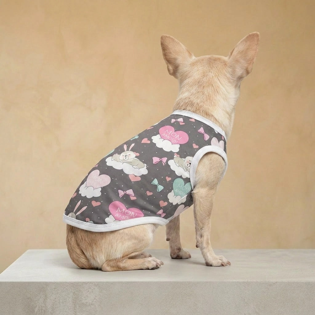 Paw Drazzel Boutique Pet's Stretchable, Printed Small Shirts