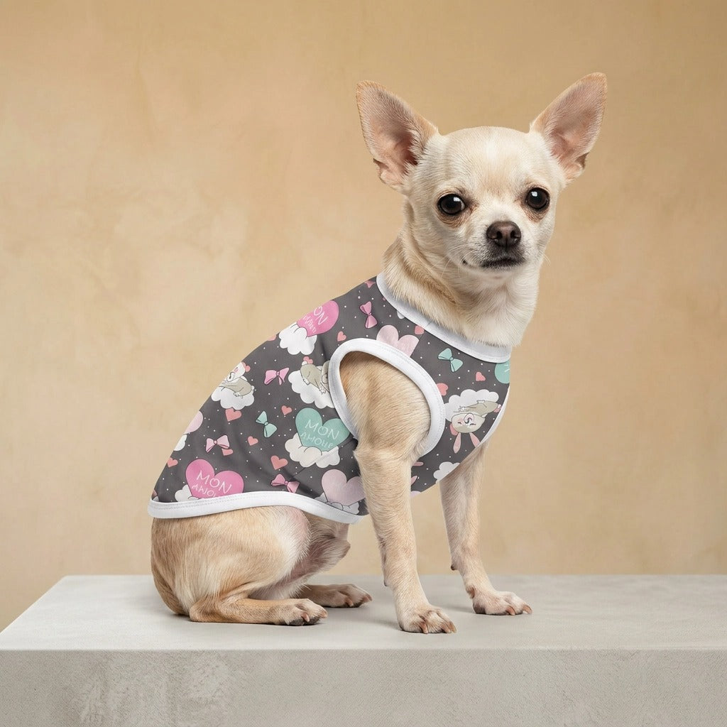 Paw Drazzel Boutique Pet's Stretchable, Printed Small Shirts