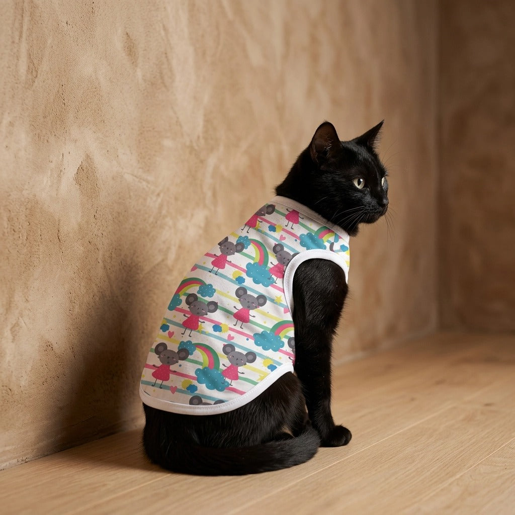 Paw Drazzel Boutique Pet's Stretchable, Printed Small Shirts