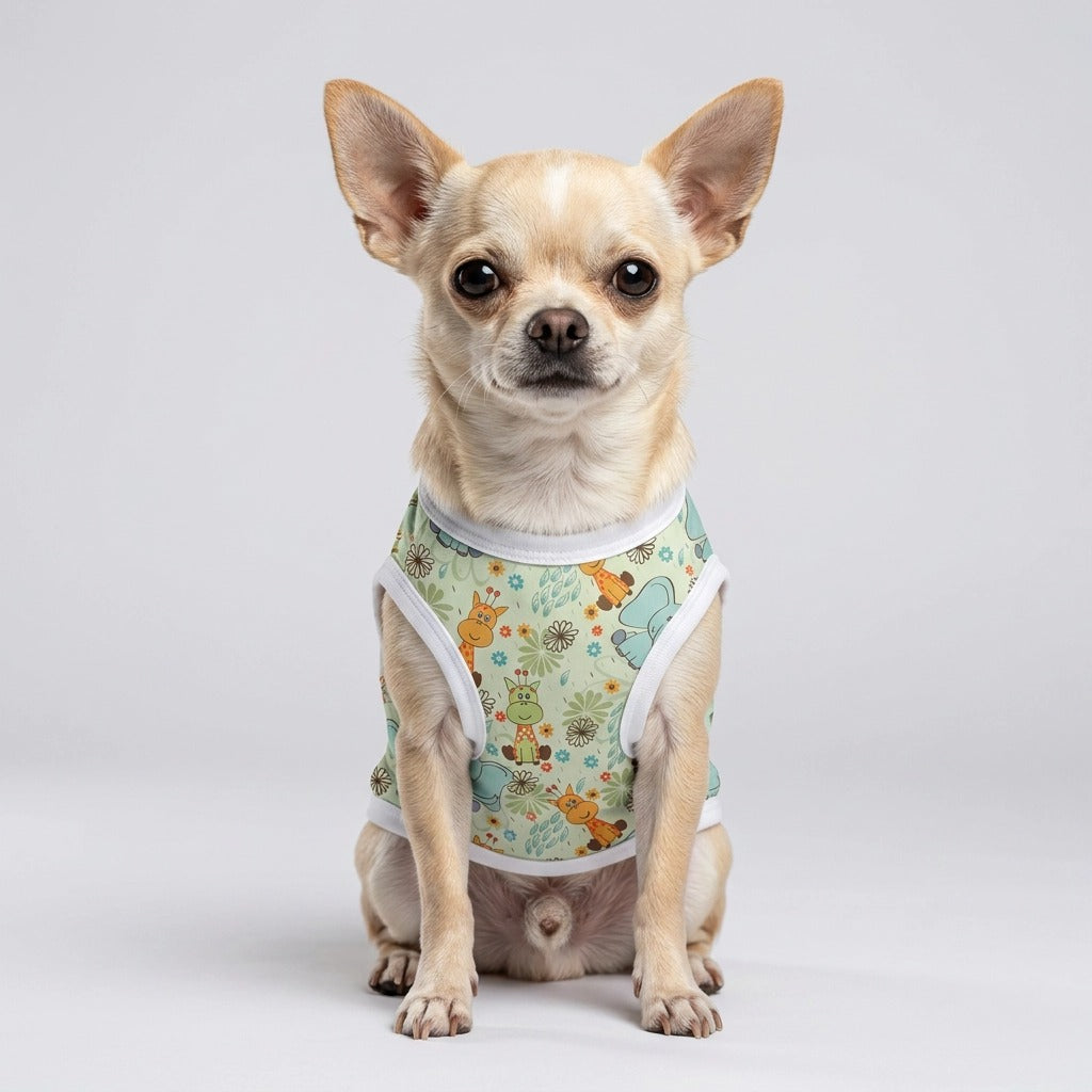 Paw Drazzel Boutique Pet's Stretchable, Printed Small Shirts