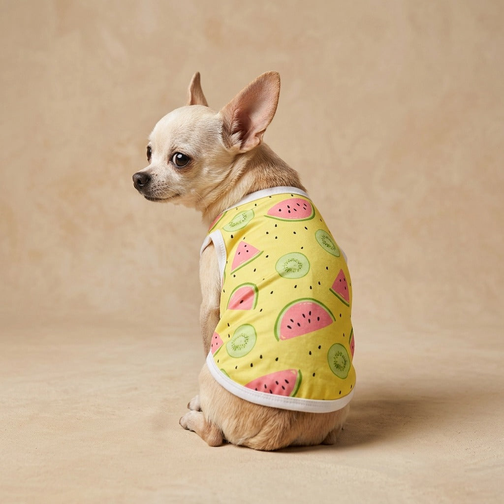 Paw Drazzel Boutique Pet's Stretchable, Printed Small Shirts