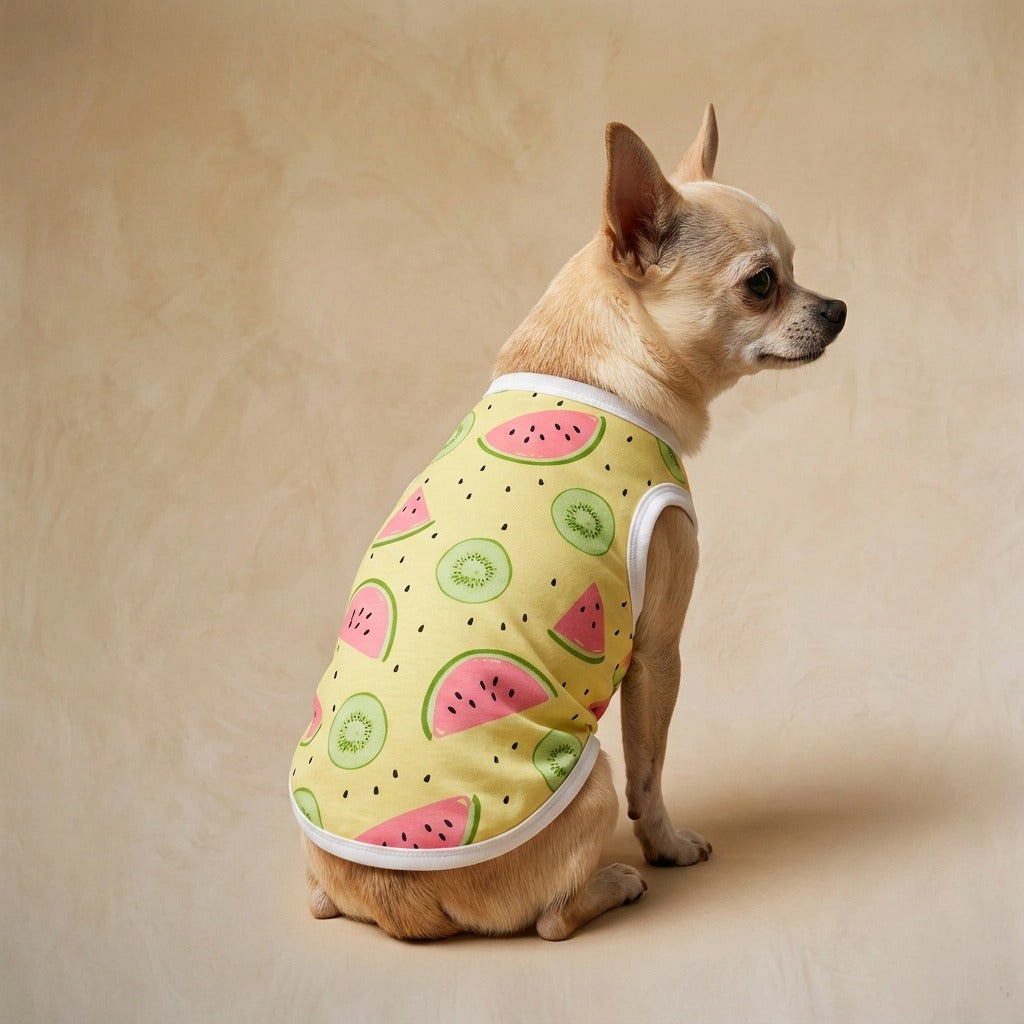 Paw Drazzel Boutique Pet's Stretchable, Printed Small Shirts