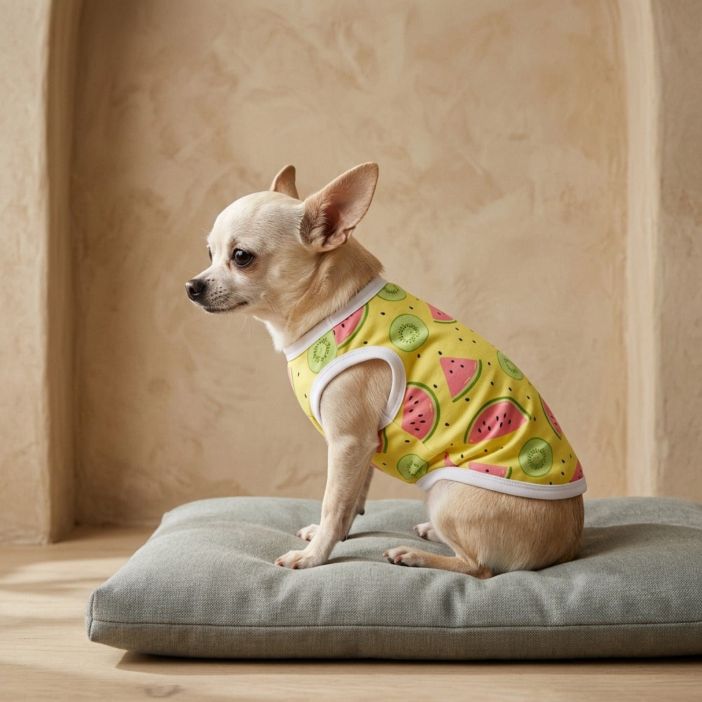 Paw Drazzel Boutique Pet's Stretchable, Printed Small Shirts