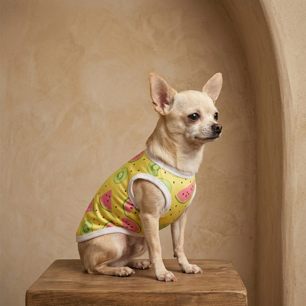 Paw Drazzel Boutique Pet's Stretchable, Printed Small Shirts