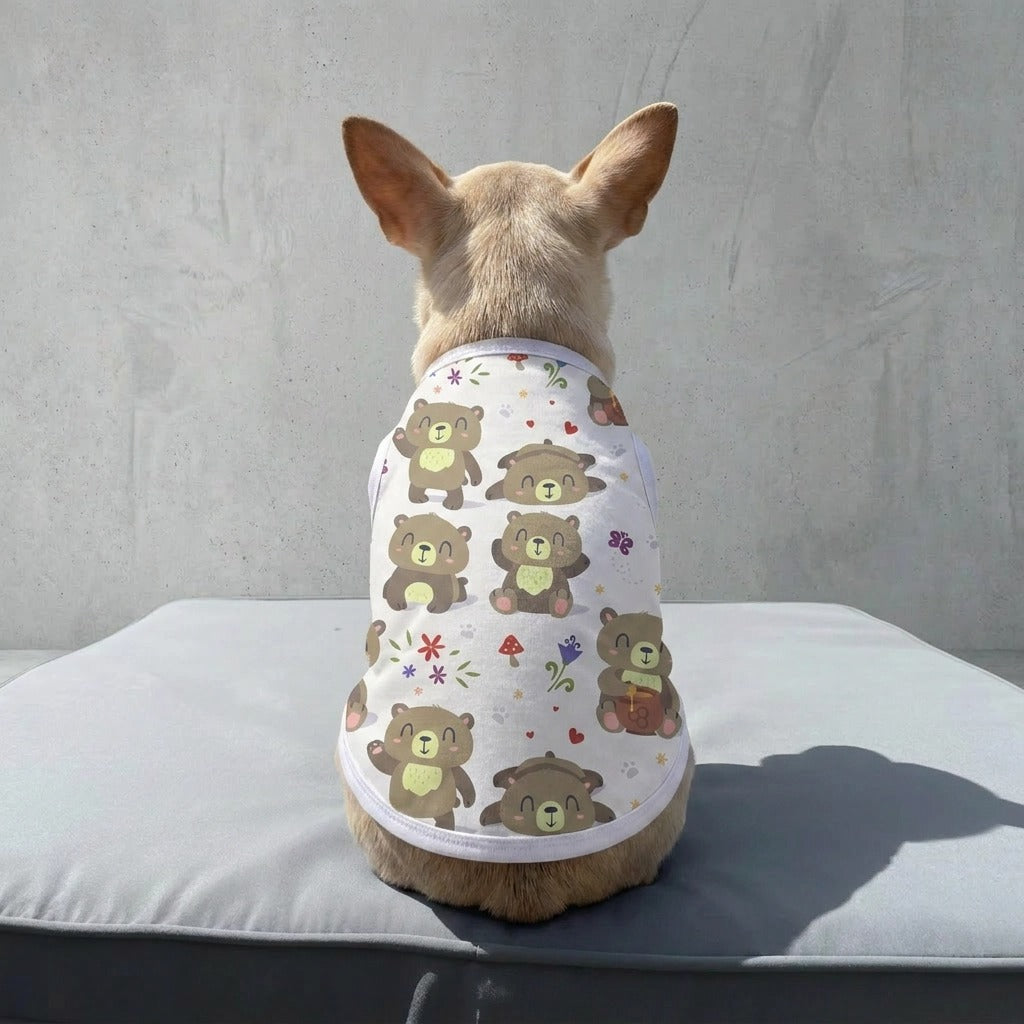 Paw Drazzel Boutique Pet's Stretchable, Printed Small Shirts