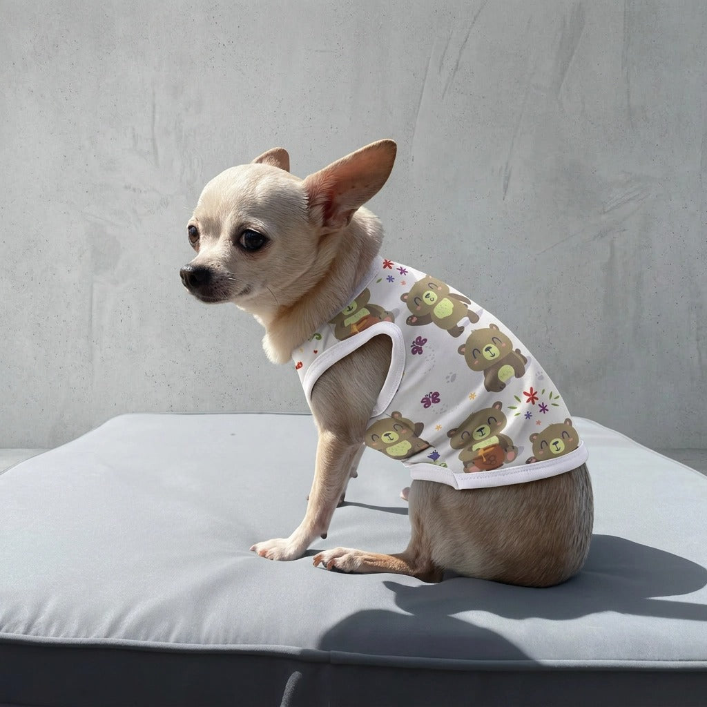 Paw Drazzel Boutique Pet's Stretchable, Printed Small Shirts